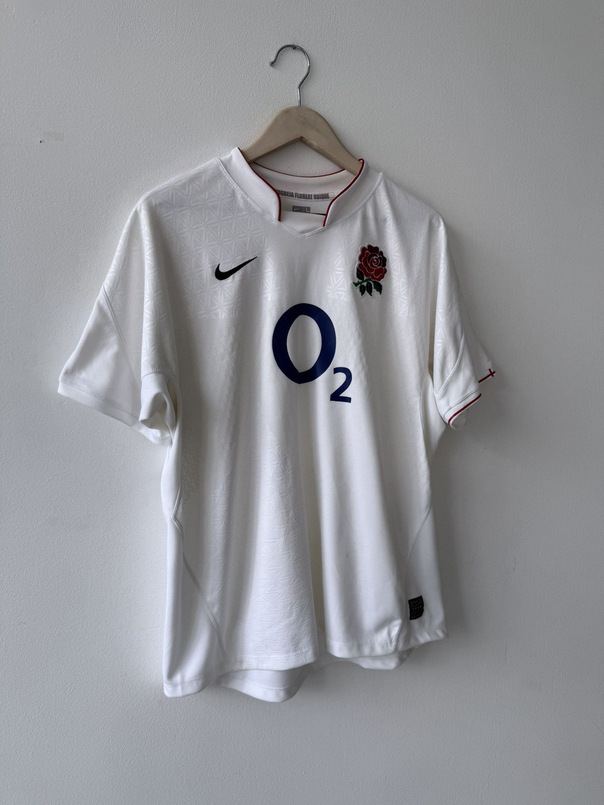 Nike Nike England Rugby Home Jersey 2009-2010 White Vintage Size US L / EU 52-54 / 3 - 3 Thumbnail