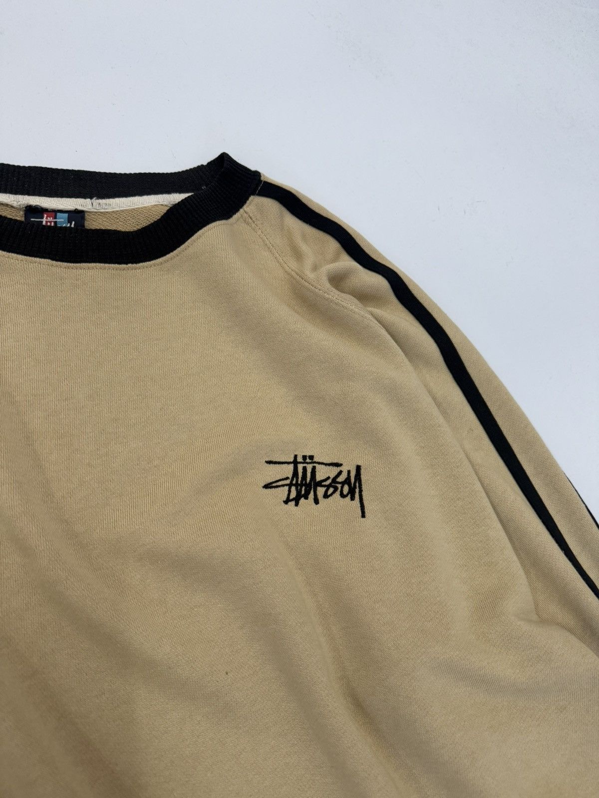 Stussy 🔥 VTG STUSSY EMBROIDERY LOGO STREETWEAR DISTRESSED SWEAT - L Size US L / EU 52-54 / 3 - 3 Thumbnail