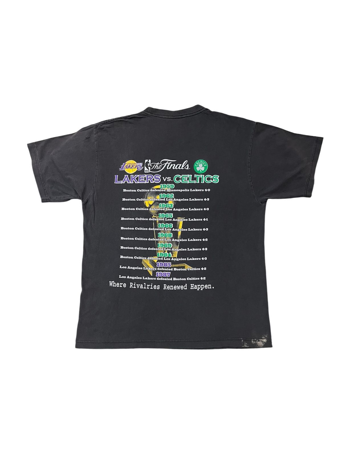 NBA Vintage Y2K LA Lakers Vs Boston Celtic NBA Finals 2008 Size US L / EU 52-54 / 3 - 2 Thumbnail