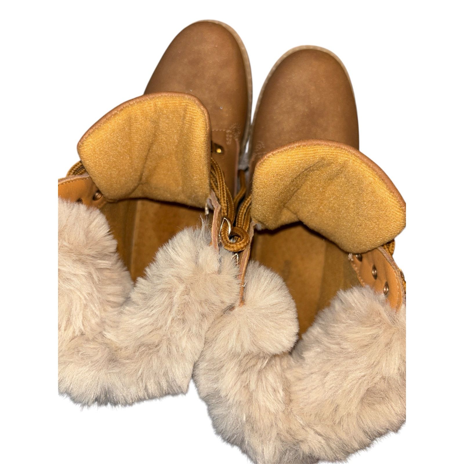The Unbranded Brand B&M Collections Winter-Style Lace Boots Size 8 Size US 8 / IT 38 - 6 Thumbnail