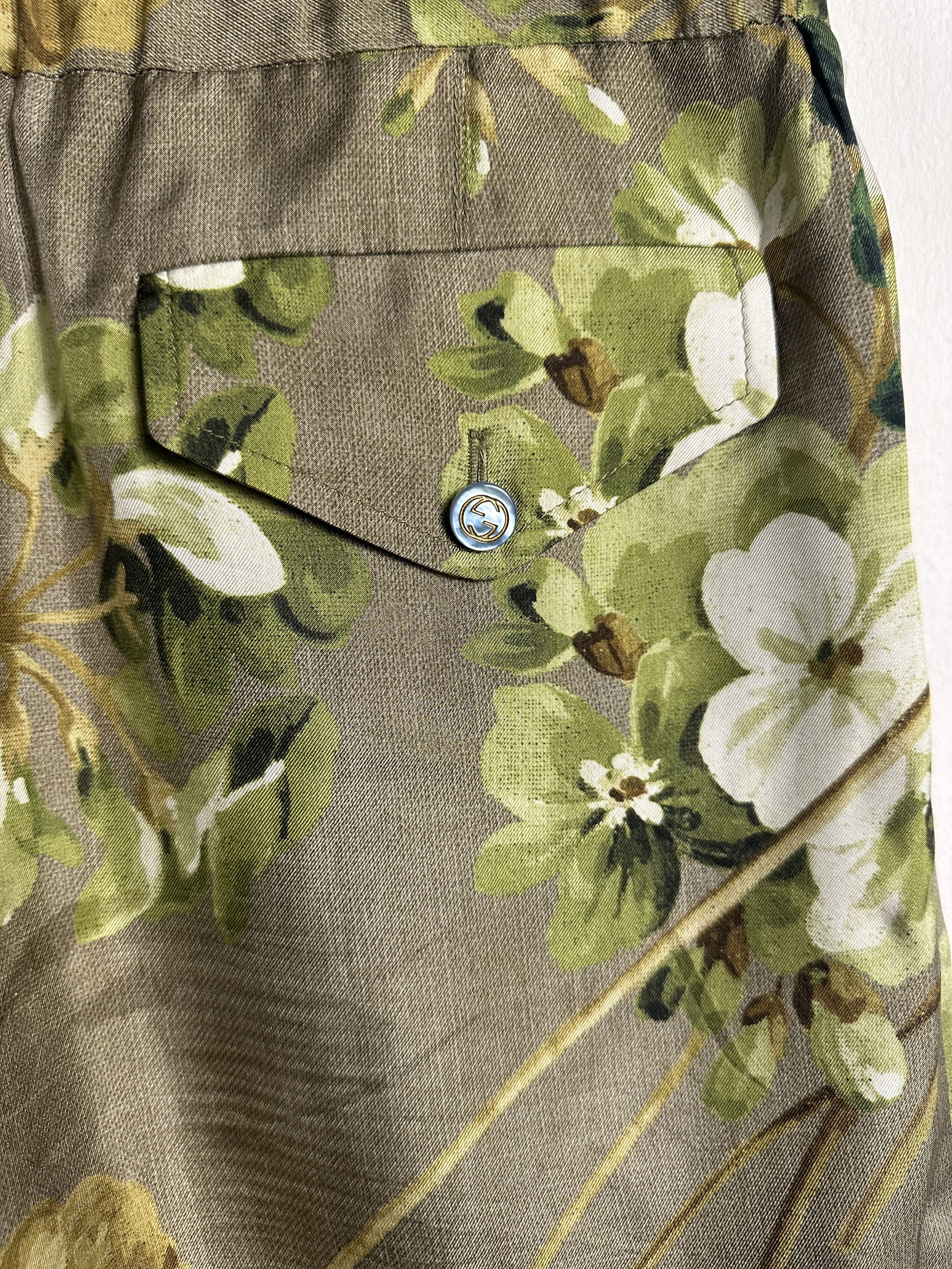 Gucci Gucci Silk Blossom Shorts Size US 28 / EU 44 - 6 Thumbnail