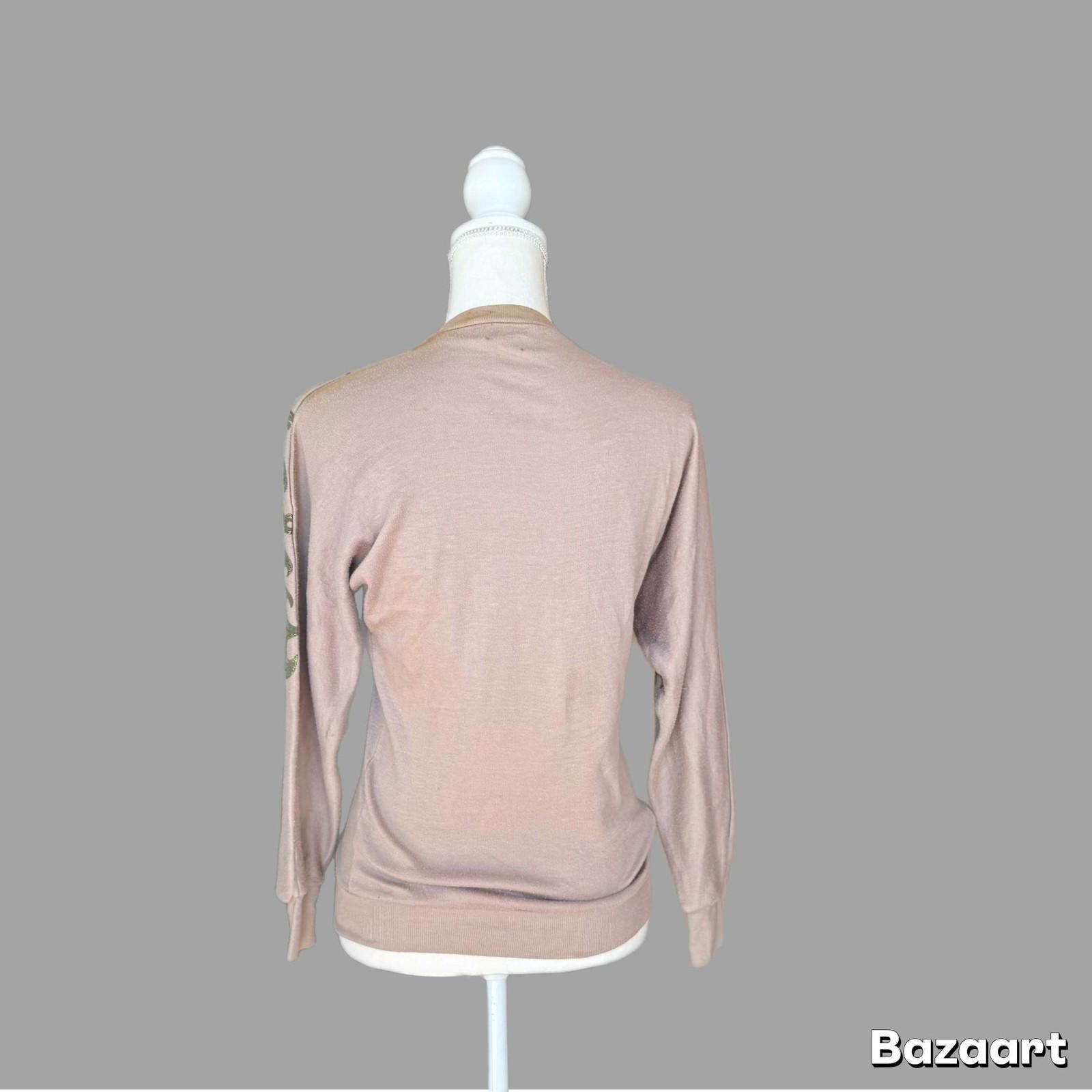 The Unbranded Brand 80s Rare Bengy West Lion Graphic Print Sweatshirt W/Stones Size ONE SIZE - 6 Thumbnail