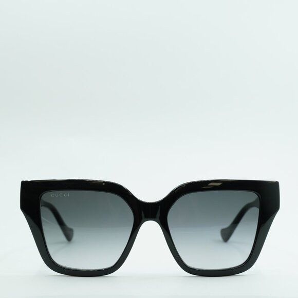 Gucci Gucci GG1023S 008 Sunglasses Black Cat Eye Frame, Grey Size ONE SIZE - 2 Thumbnail