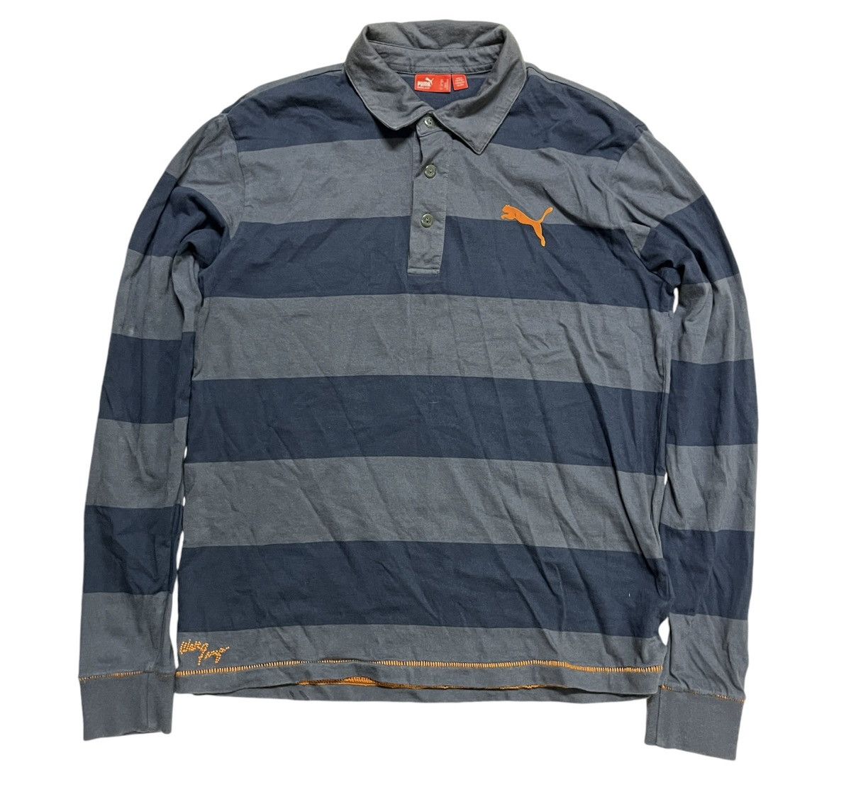 Puma Puma Walt Frazier Longsleeve Polo Size US M / EU 48-50 / 2 - 2 Thumbnail