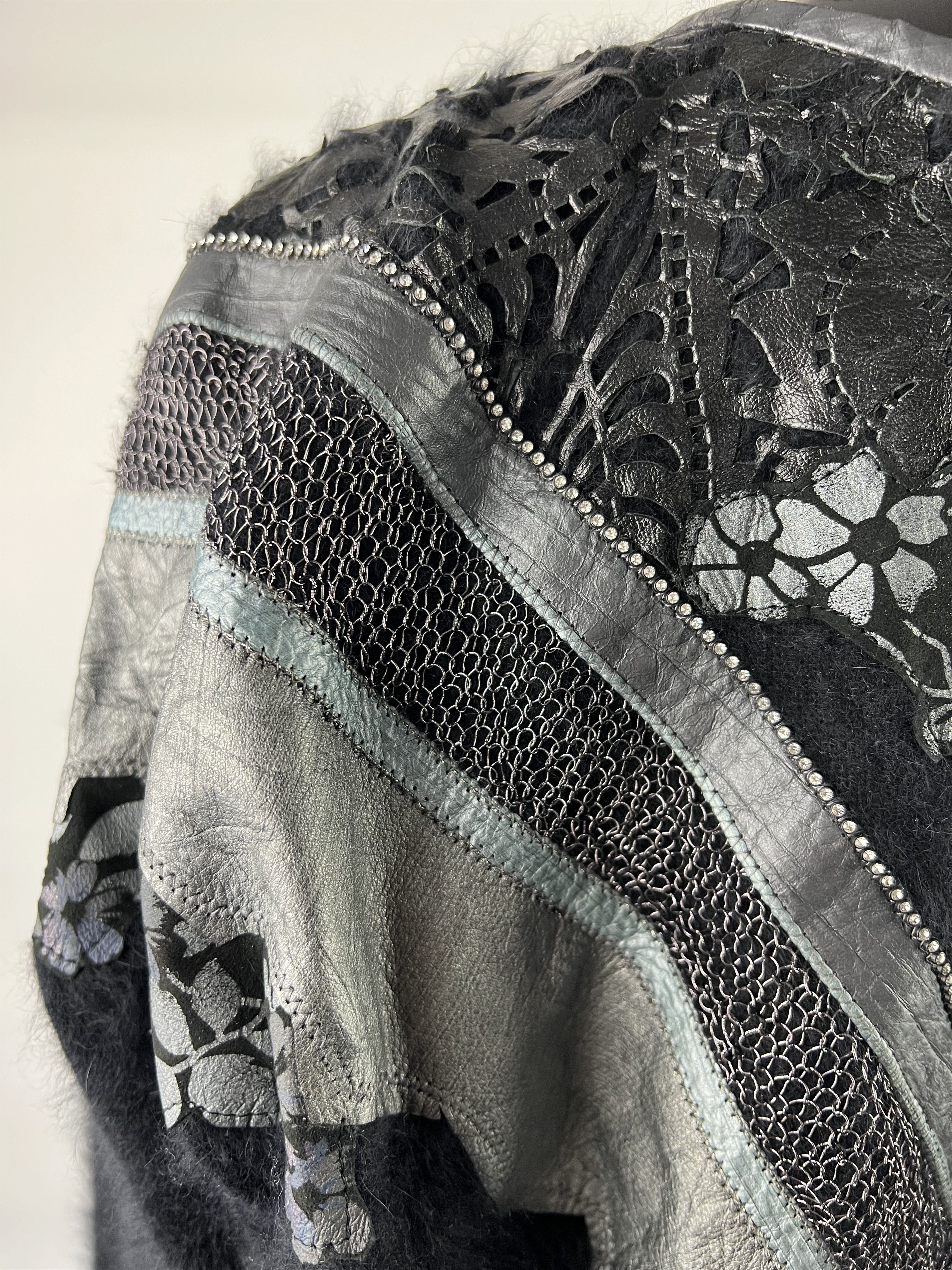 Roberto Cavalli 80s Rare Vintage Roberto Cavalli Firenze Mohair Sweater Size ONE SIZE - 4 Thumbnail
