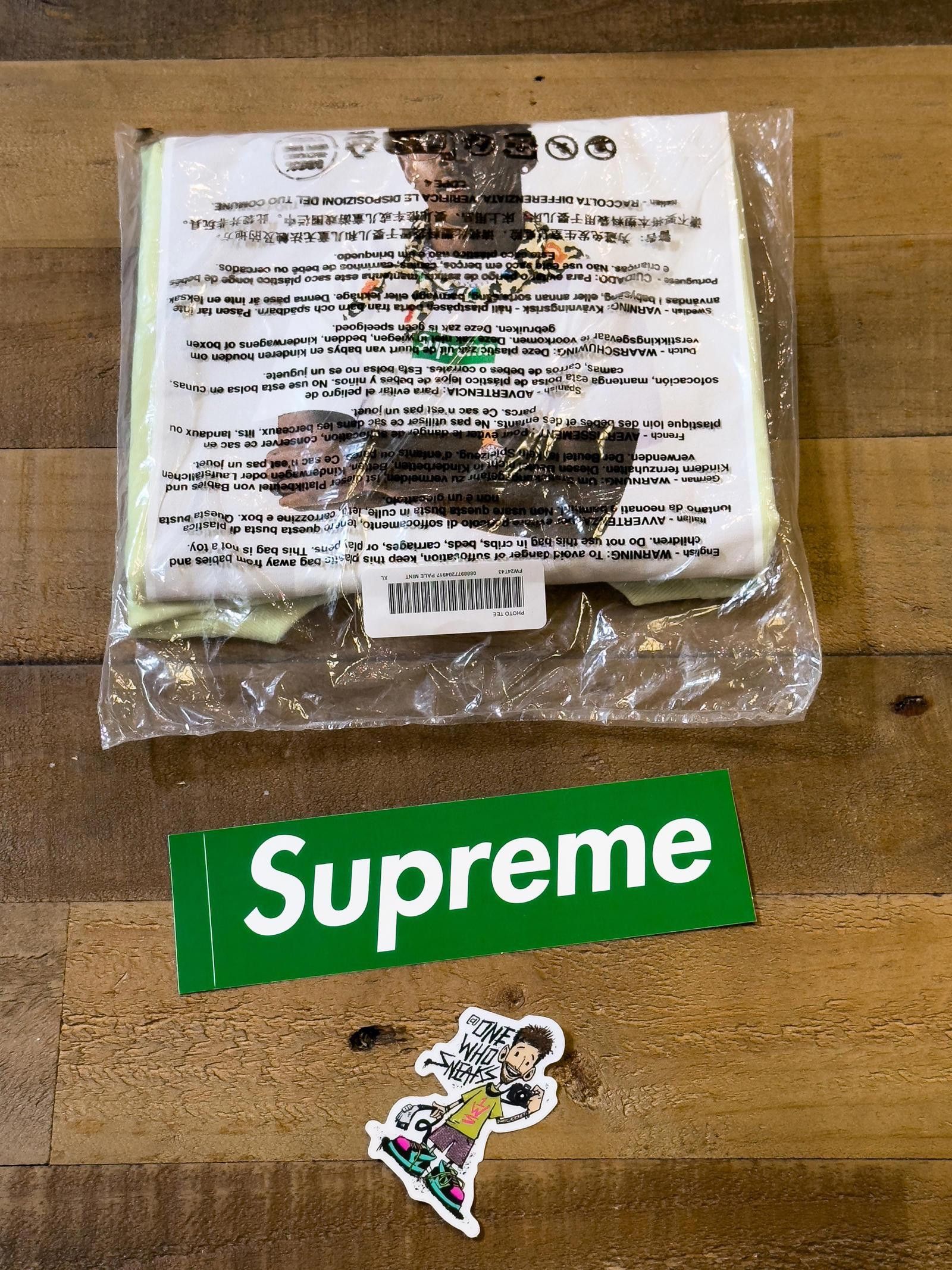 Supreme Tyler, The Creator Tee Box Logo Sticker Size XL