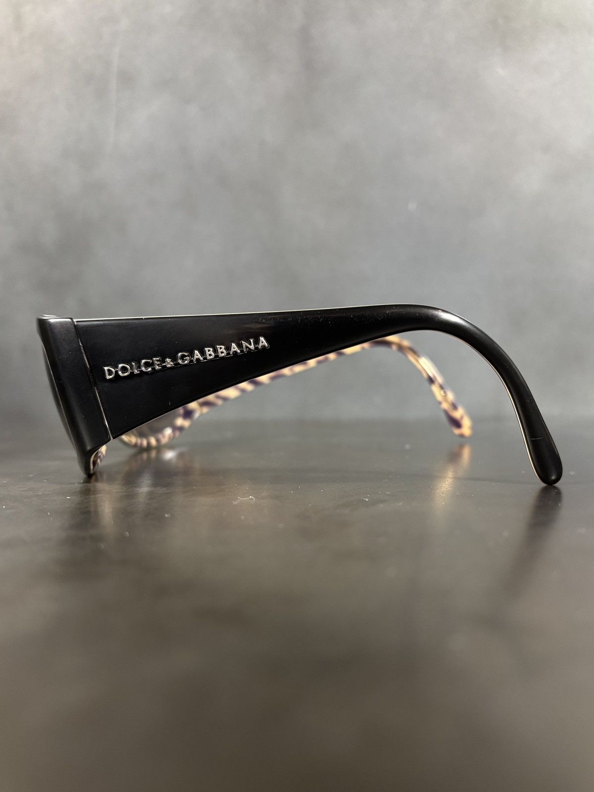 Dolce & Gabbana 2000s Vintage Dolce & Gabbana Sunglasses Cheetah Animal Y2K Size ONE SIZE - 10 Thumbnail