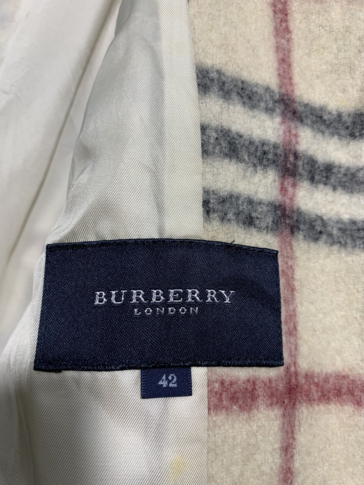 Burberry 🔥BURBERRY NOVACHECK WOOL JACKETS Size M / US 6-8 / IT 42-44 - 8 Thumbnail