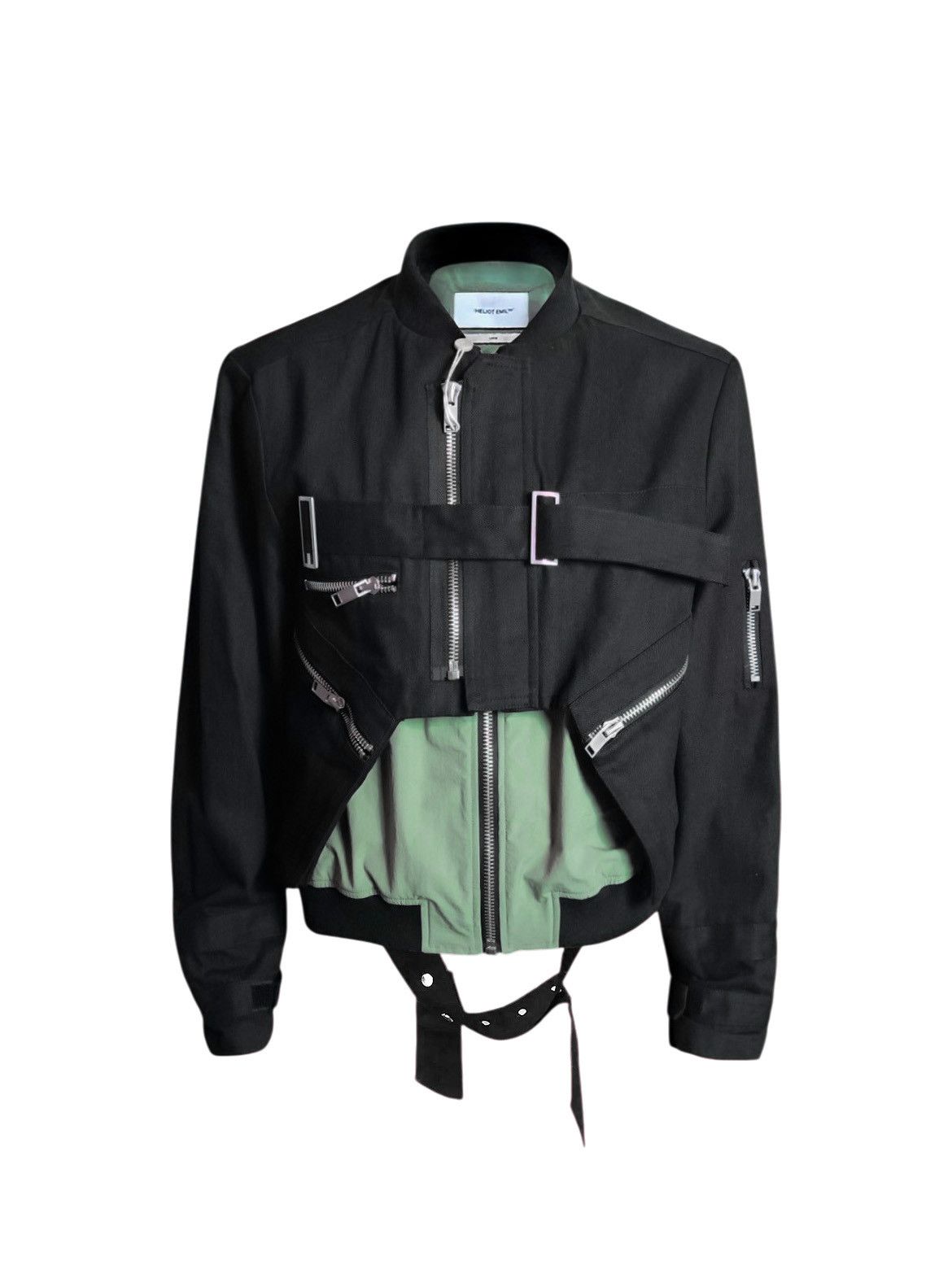Heliot Emil HELIOT EMIL™ Double Layered Zipped Jacket 'Black' SS18 Size US M / EU 48-50 / 2 - 1 Thumbnail