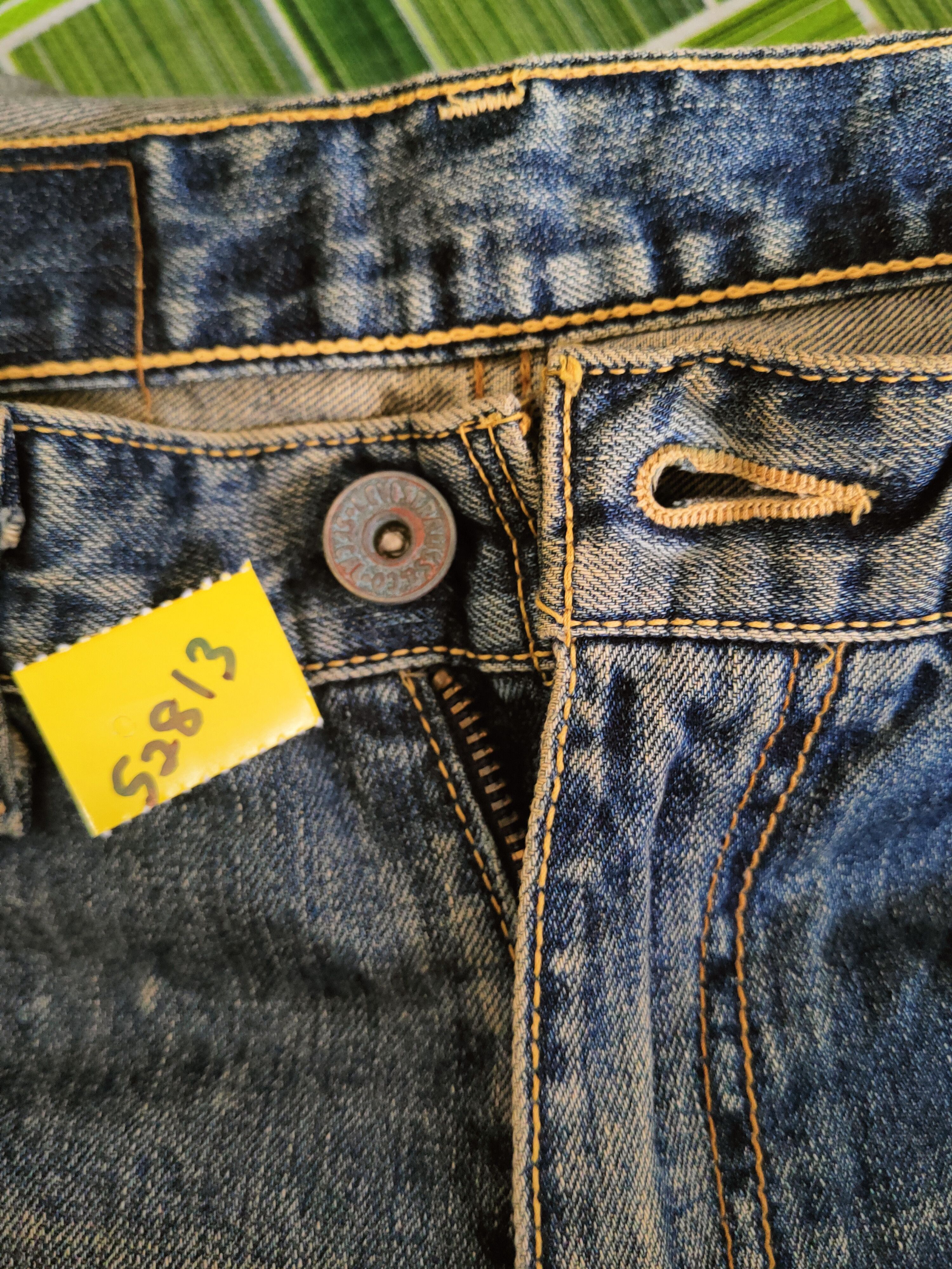 Levi's 507 Levi's Blue Distressed Ripped denim Jeans #S2813 Size US 30 / EU 46 - 18 Thumbnail