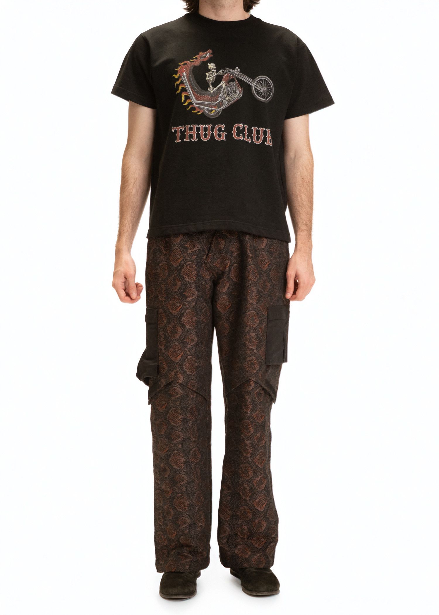 Kiko Kostadinov Kiko Kostadinov Bindra Snake Cargo Trousers Size US 30 / EU 46 - 5 Thumbnail