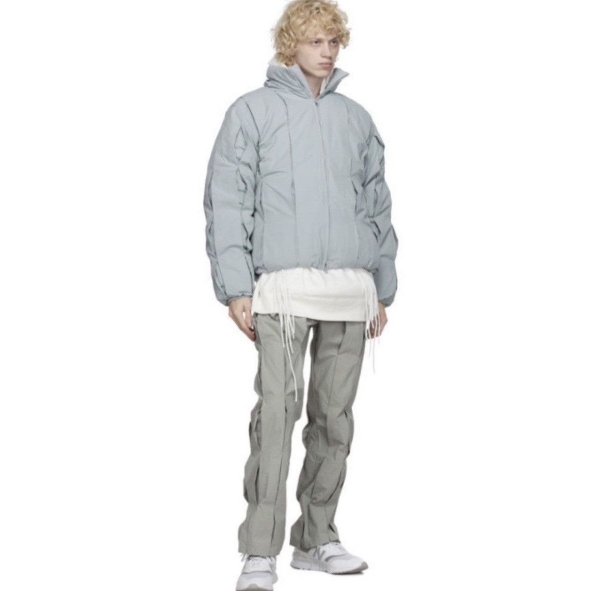 POST ARCHIVE FACTION (PAF) 3.1 [Center] Down Grey Puffer Jacket Size US M / EU 48-50 / 2 - 7 Thumbnail
