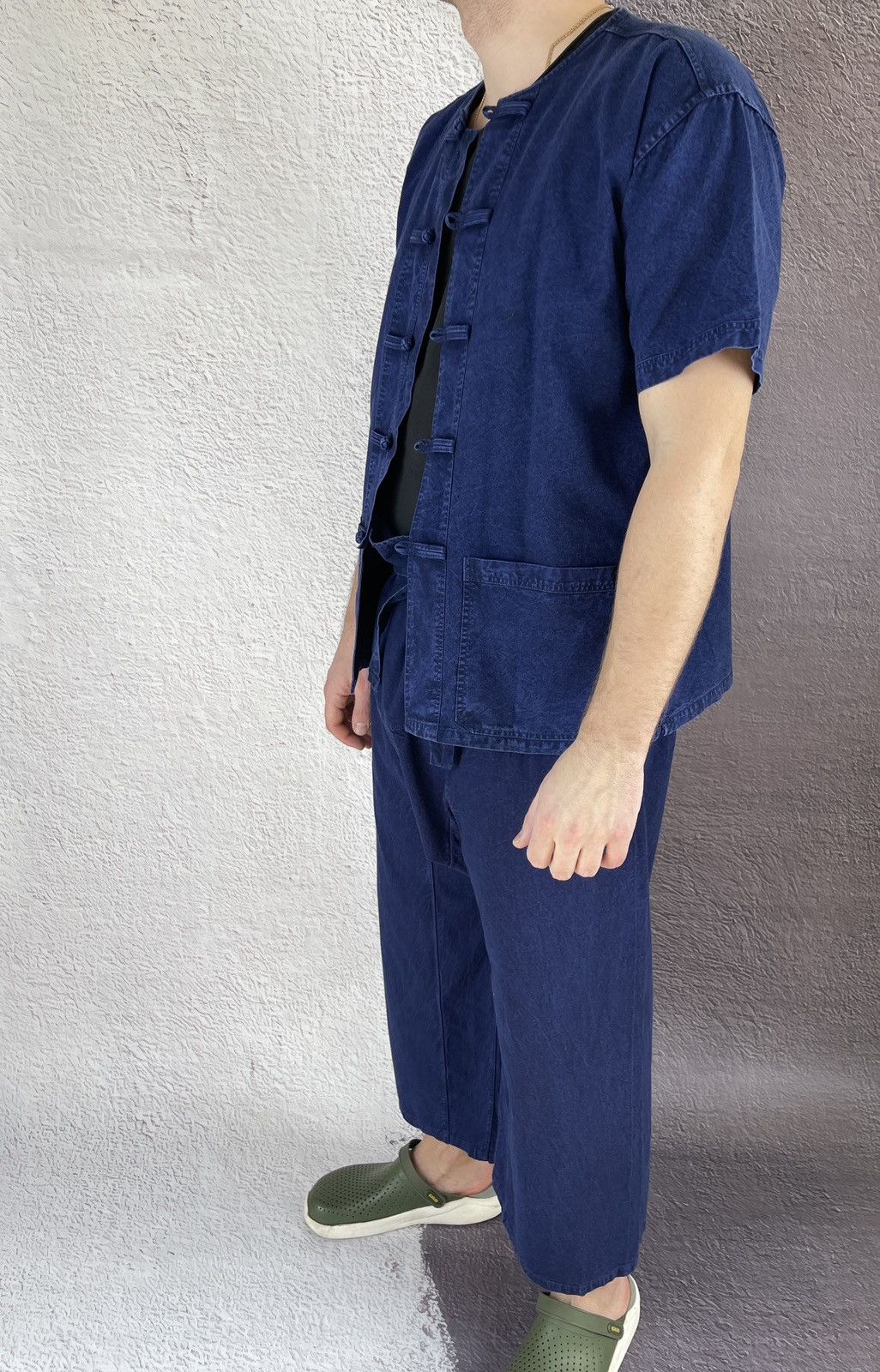 Japanese Brand Vintage Japanese kimono suit chore jacket bondage pants Size US L / EU 52-54 / 3 - 4 Thumbnail