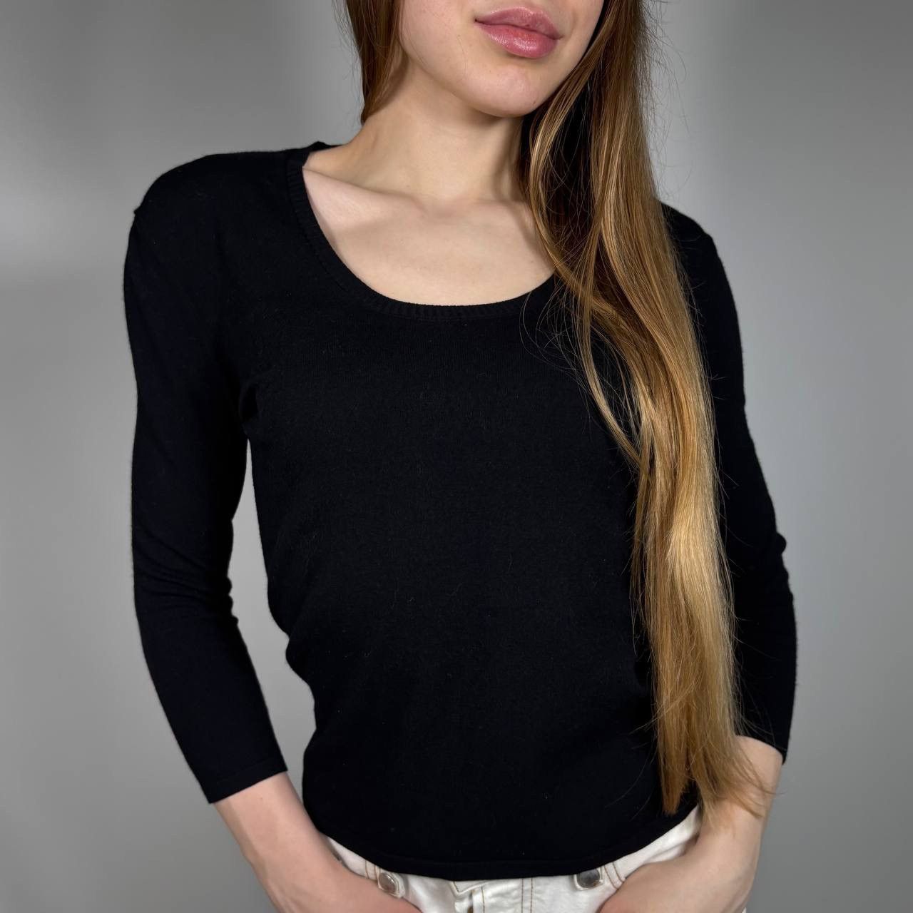 Ferre Vintage Y2K Ferre Gianfranco Luxury Big Logo Mesh Sweater Size S / US 4 / IT 40 - 2 Thumbnail