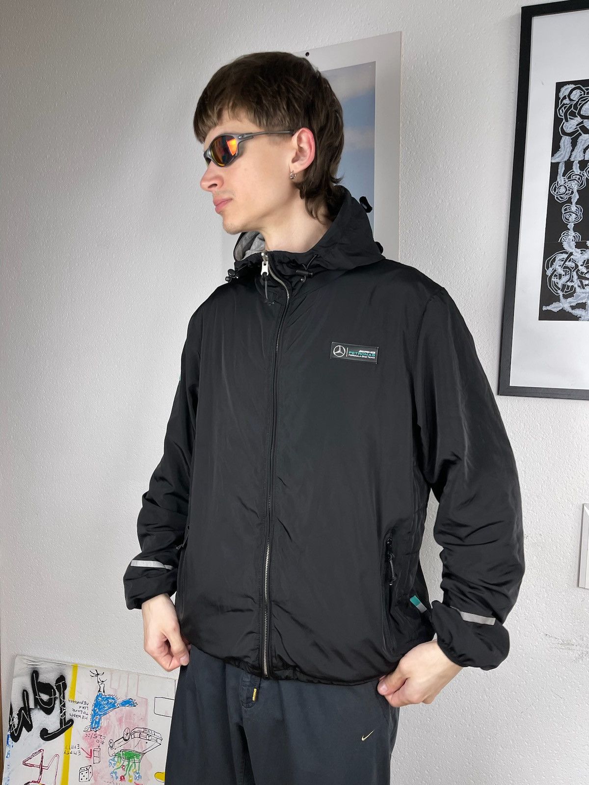 Mercedes-Benz × Vintage Vintage Mercedes Benz Reversible Jacket Size L Size US L / EU 52-54 / 3 - 13 Thumbnail