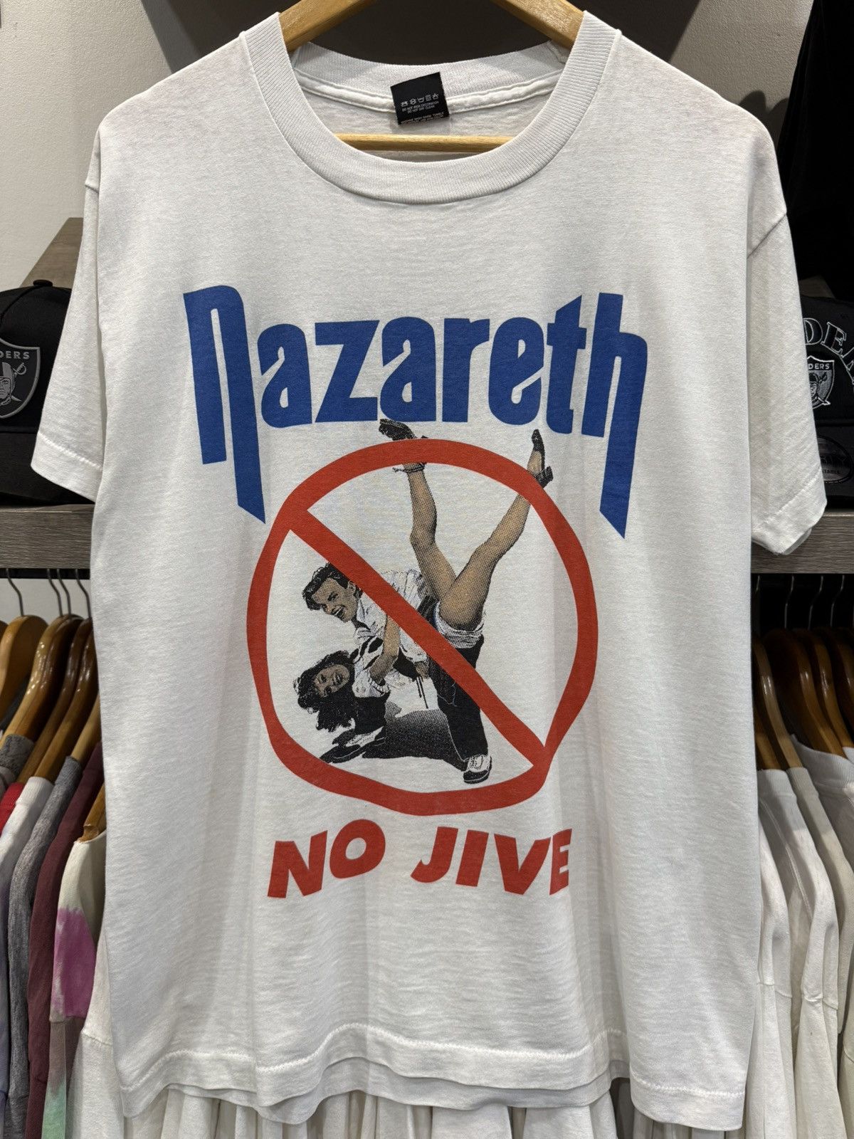 Other Vintage 90s Nazareth T-Shirt Size US L / EU 52-54 / 3 - 1 Thumbnail