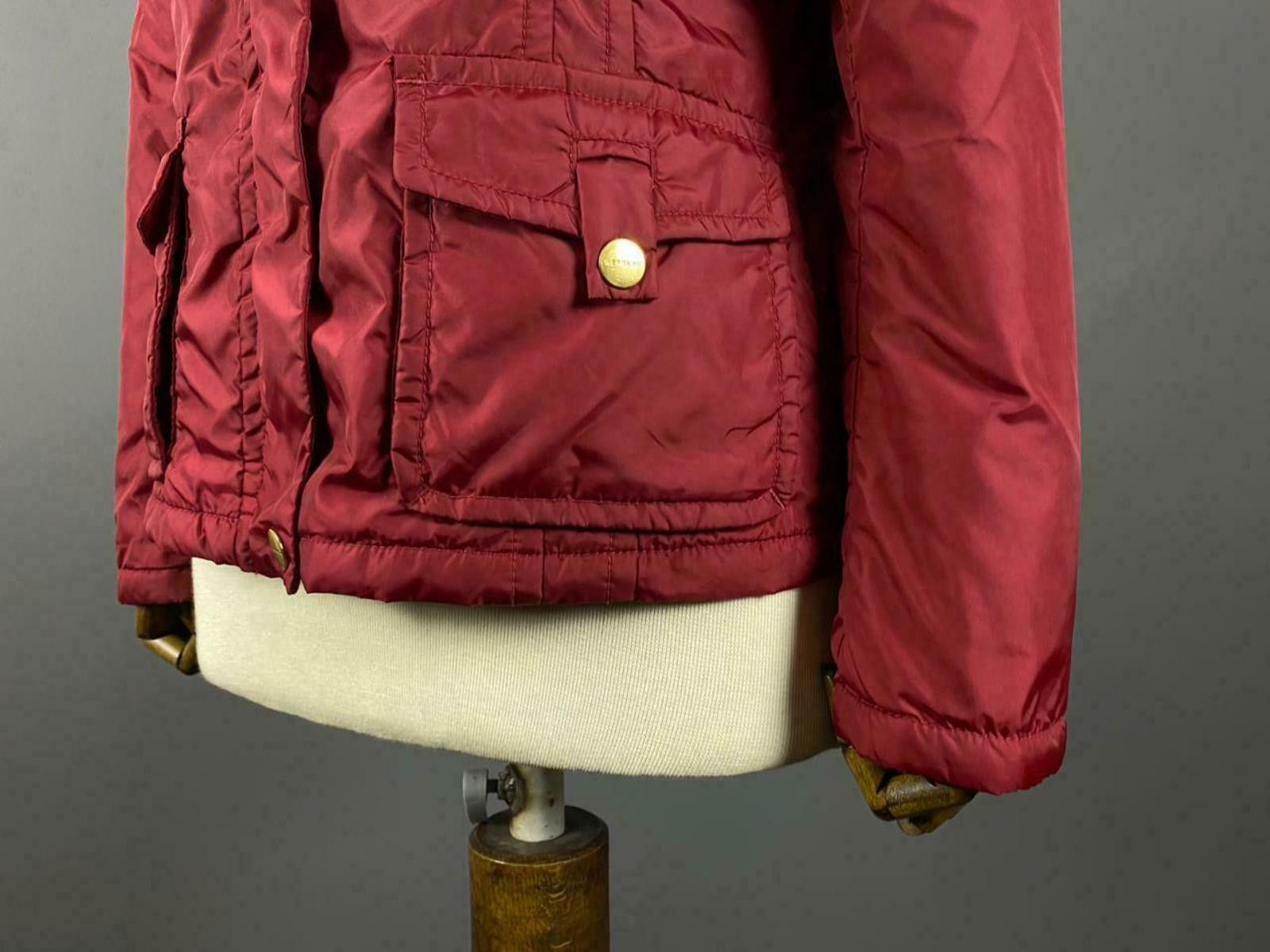 Designer Weekend Max Mara Red Zip Up Nylon Jacket Size GB 8 USA 6 Size M / US 6-8 / IT 42-44 - 4 Thumbnail