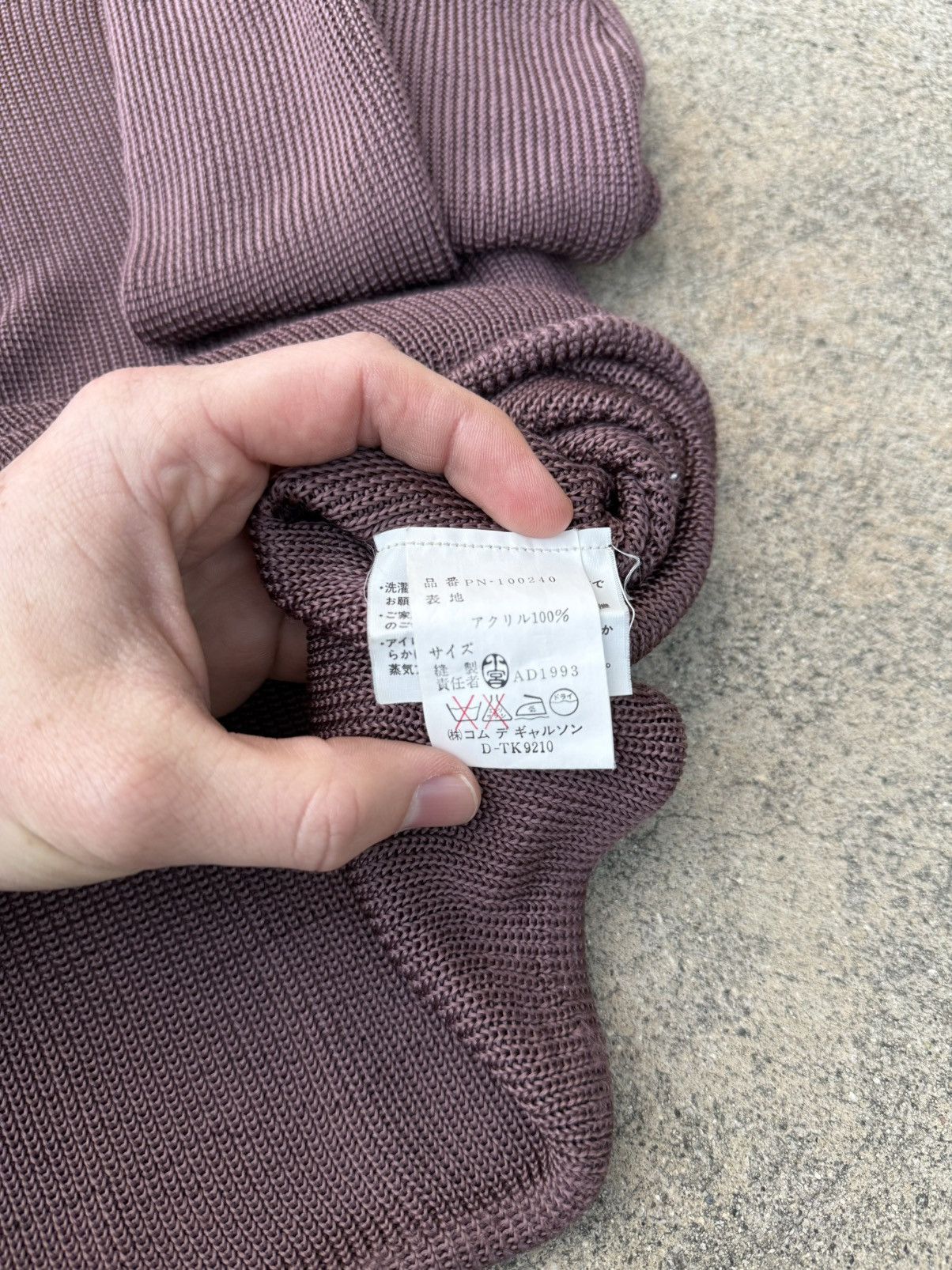 Comme des Garcons Homme Plus Vintage Comme des Garcons Acrylic Sweater Size US L / EU 52-54 / 3 - 6 Thumbnail