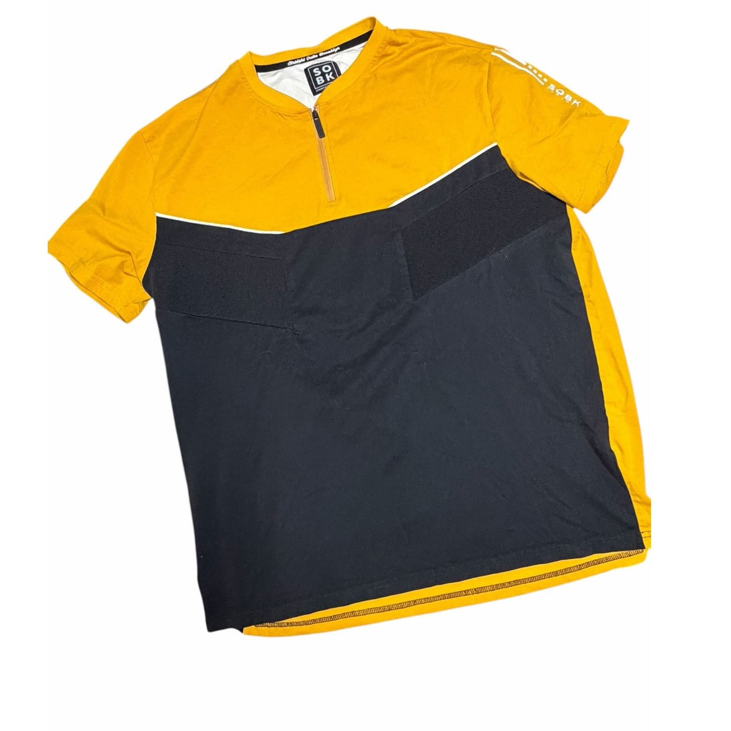 Other SOBK Men's Yellow & Black 1/4 Zip Pullover size XL Size US XL / EU 56 / 4 - 2 Thumbnail