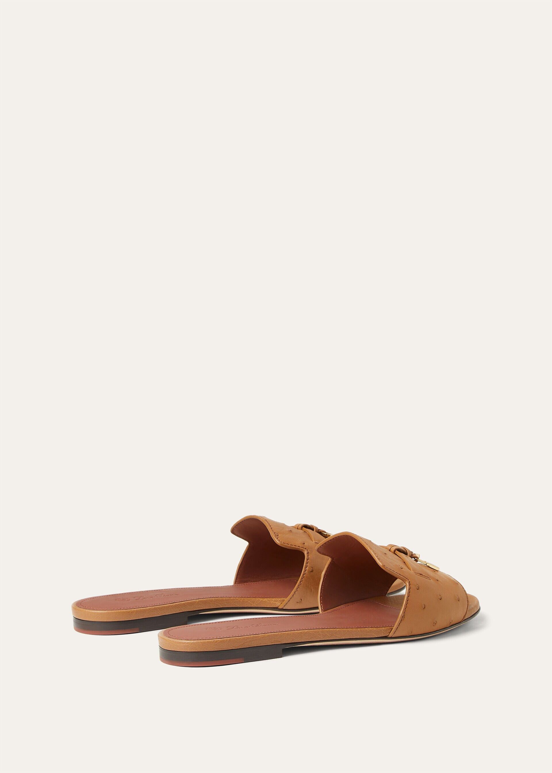 Loro Piana os11x0326 FAL0468 Summer Charms Sandals in Colour Vicuna Size US 10 / IT 40 - 4 Thumbnail