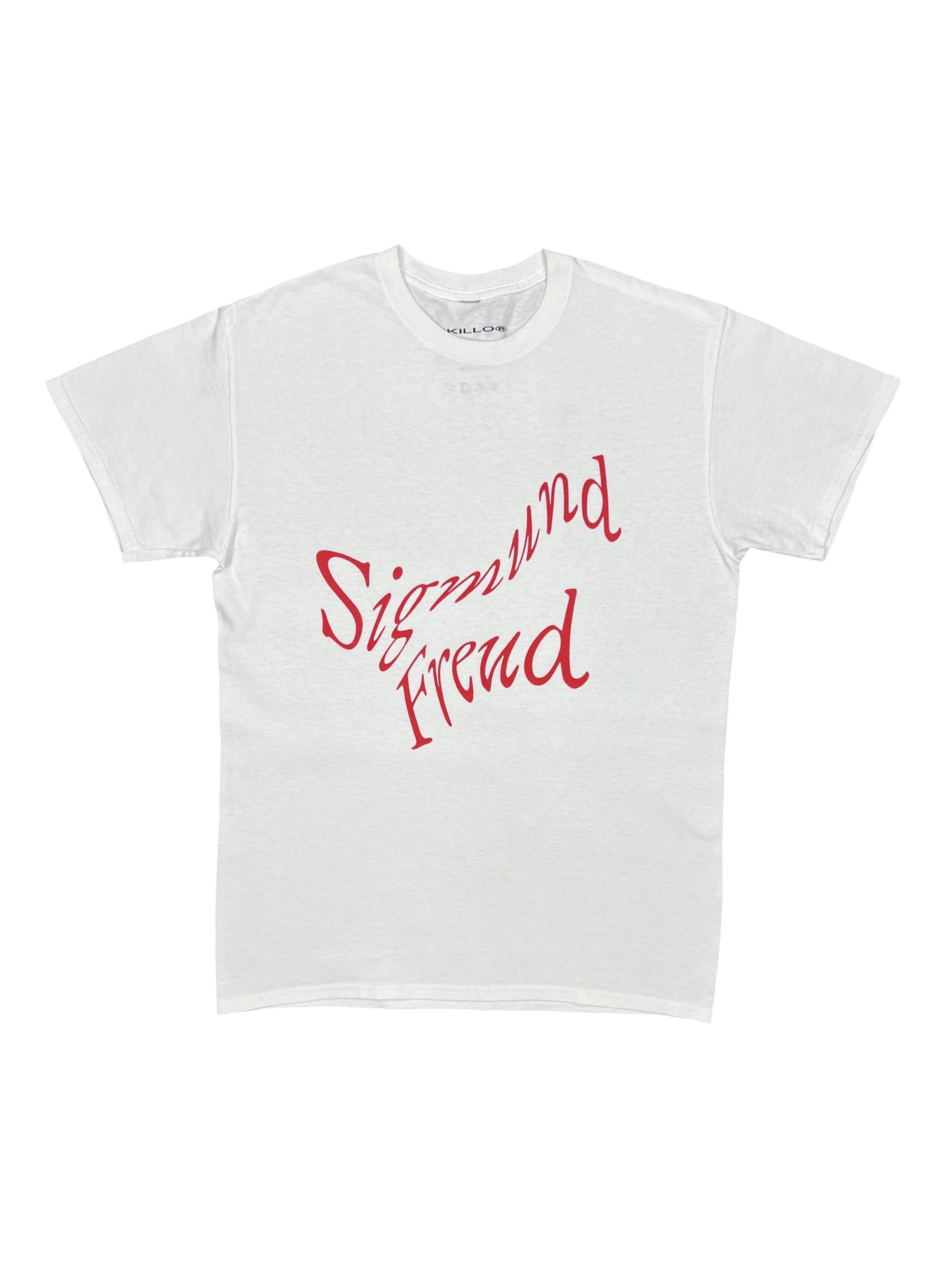 Other Kikillo Abstract Print "Sigmund Freud" White Tee Size US M / EU 48-50 / 2 - 1 Thumbnail