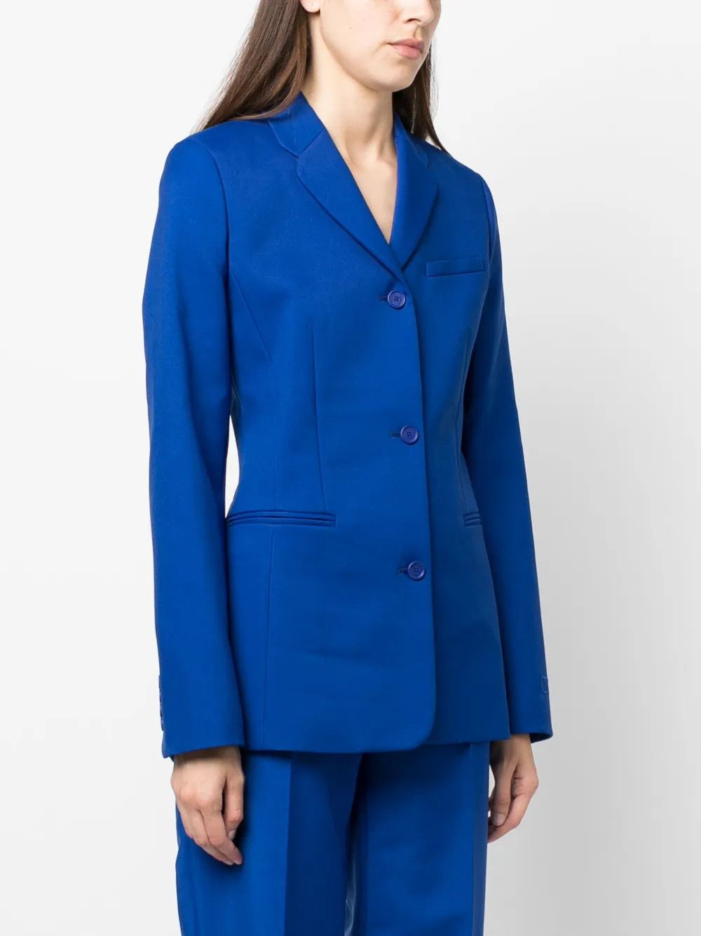 Off-White o1y1125 Blazer in Bright Blue Size S / US 4 / IT 40 - 3 Thumbnail
