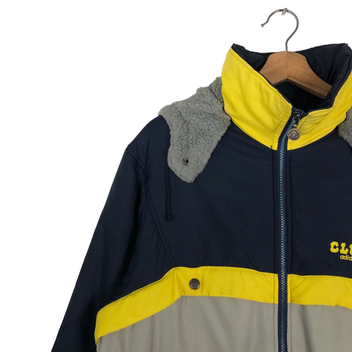 Adidas 🔥90’s Vintage Adidas Club Bomber Jacket Sherpa Lining Size US M / EU 48-50 / 2 - 7 Thumbnail