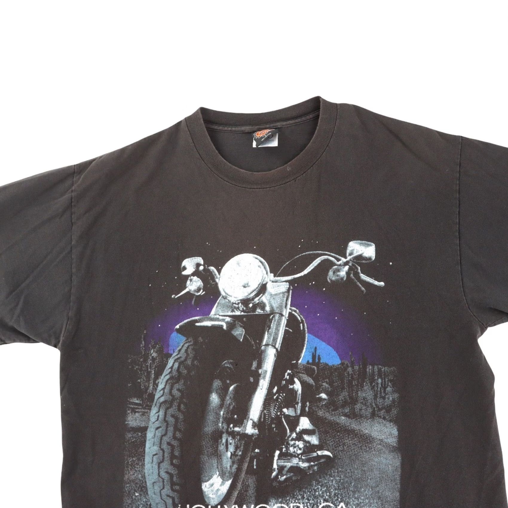 Harley Davidson VINTAGE Harley-Davidson Shirt Mens L Black Logo Hollywood California Biker Motorcycle 90s Size US L / EU 52-54 / 3 - 5 Thumbnail