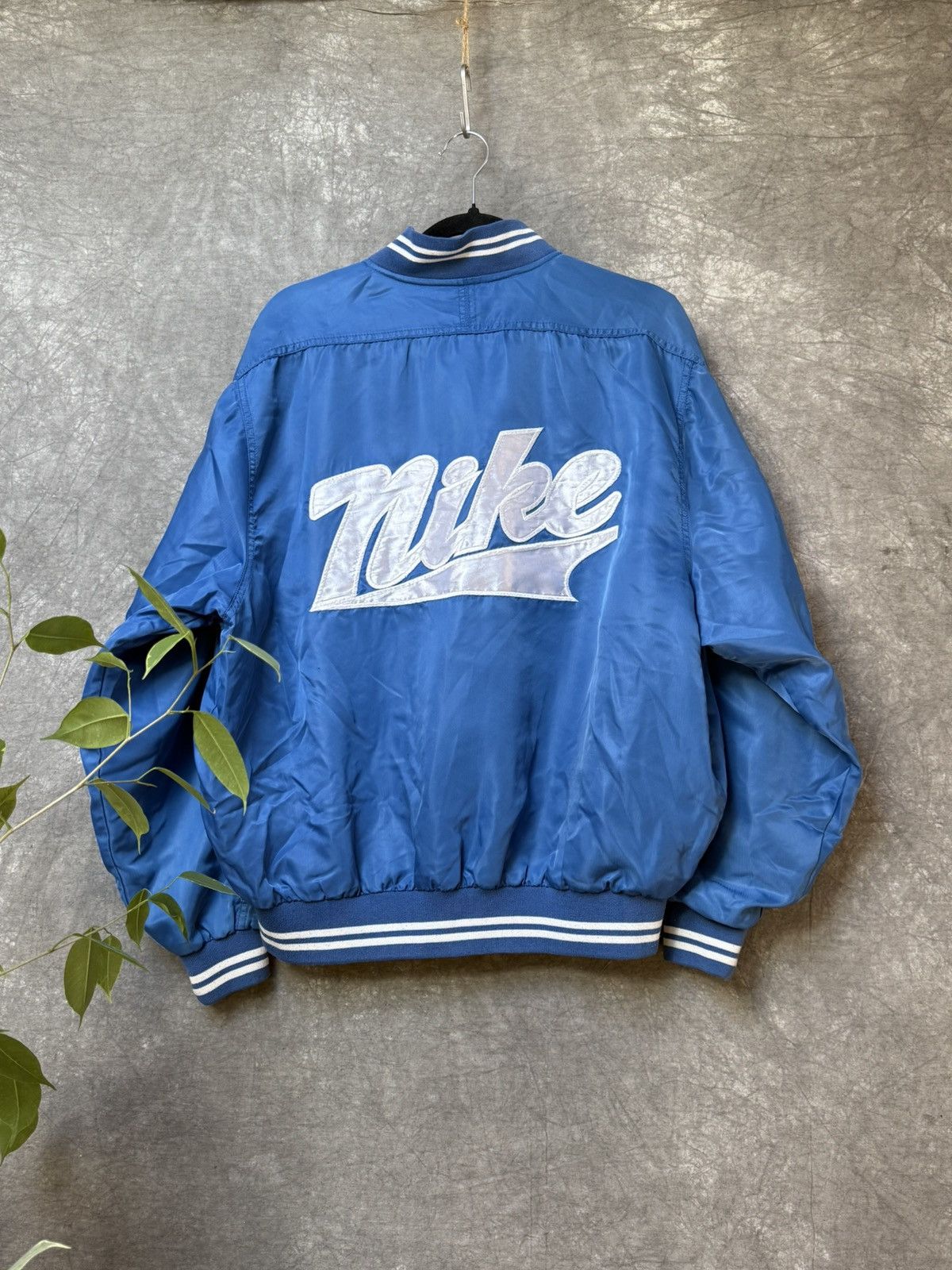 Japanese Brand × Nike × Vintage Vintage Sunfaded Nike Varsity Jacket Size US M / EU 48-50 / 2 - 1 Thumbnail