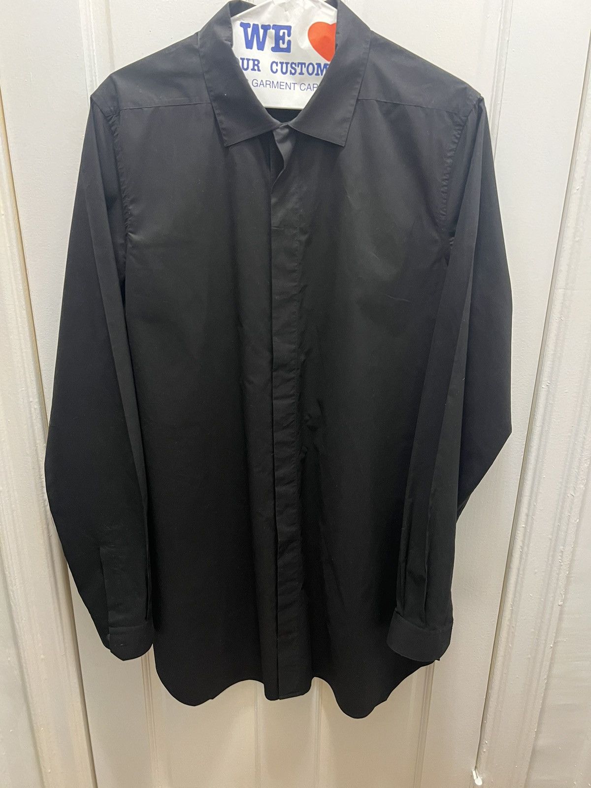 Rick Owens S/S18 $870 “Dirt” Minimal Button Up Size US XL / EU 56 / 4 - 1 Thumbnail