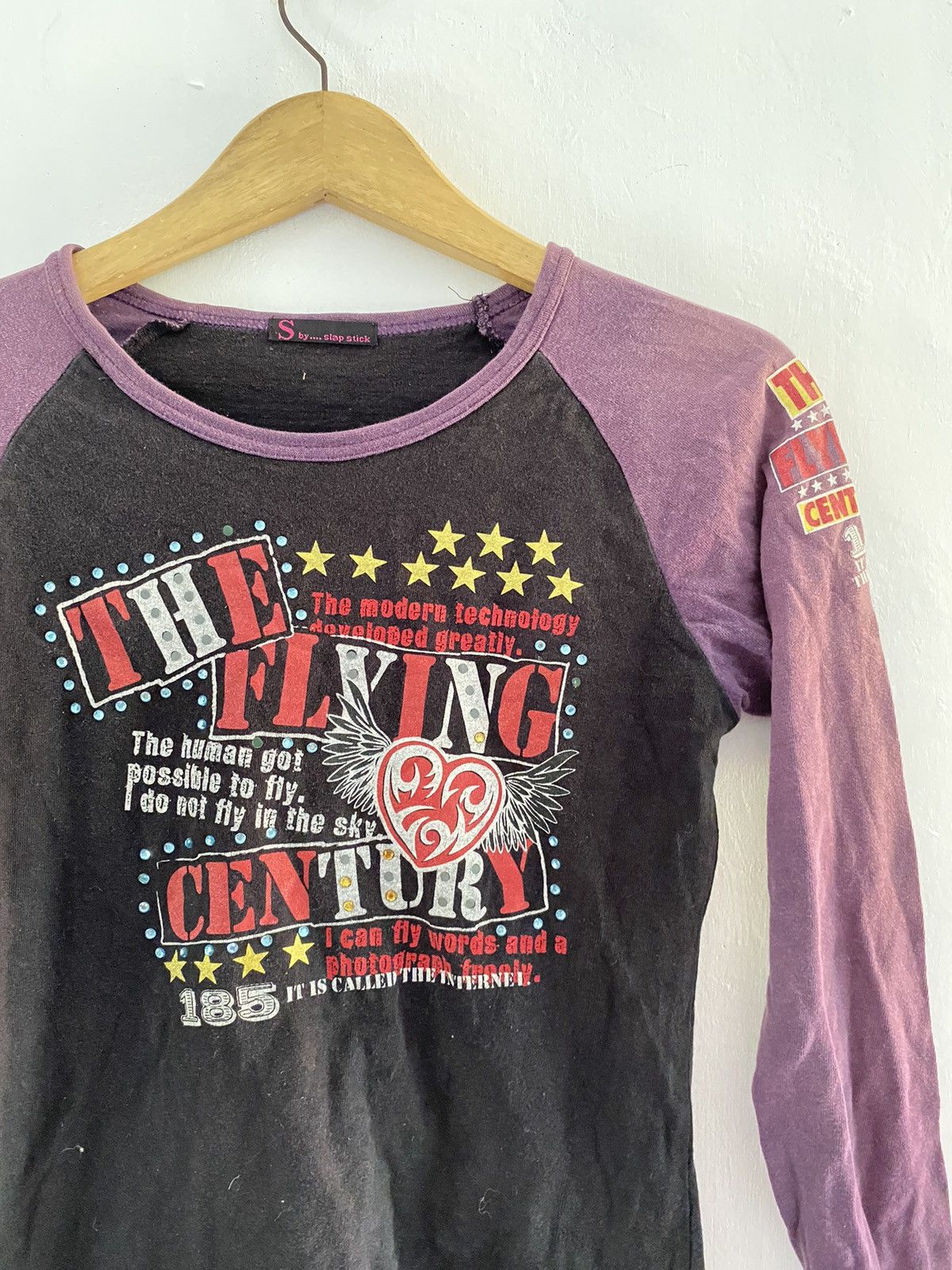 Hysteric Glamour × Japanese Brand Vintage the flying century y2k longsleeve tshirts Size US M / EU 48-50 / 2 - 3 Thumbnail