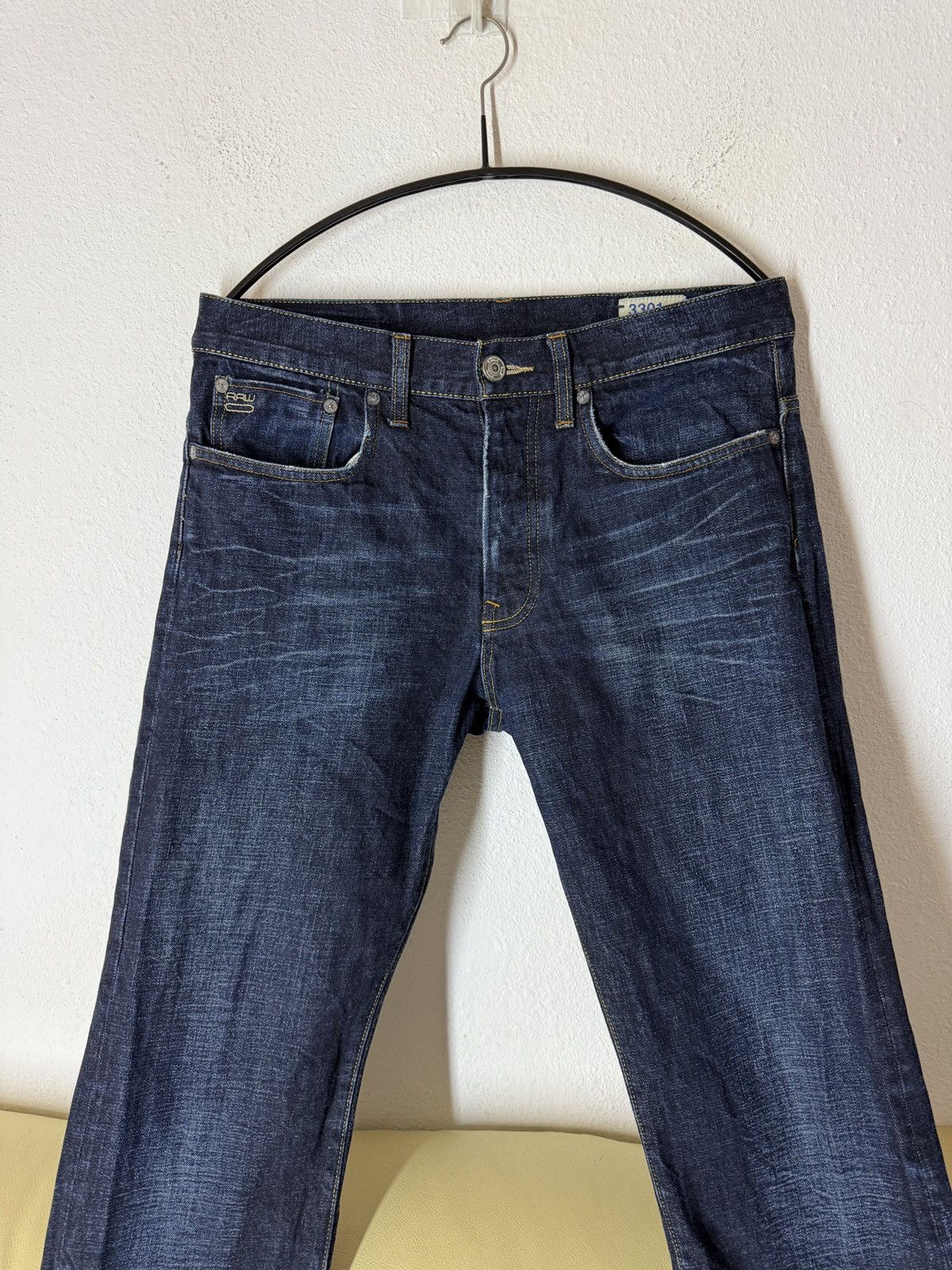 G-Star G Star Raw 3301 Denim Jeans Indigo Blue Size US 32 / EU 48 - 20 Thumbnail