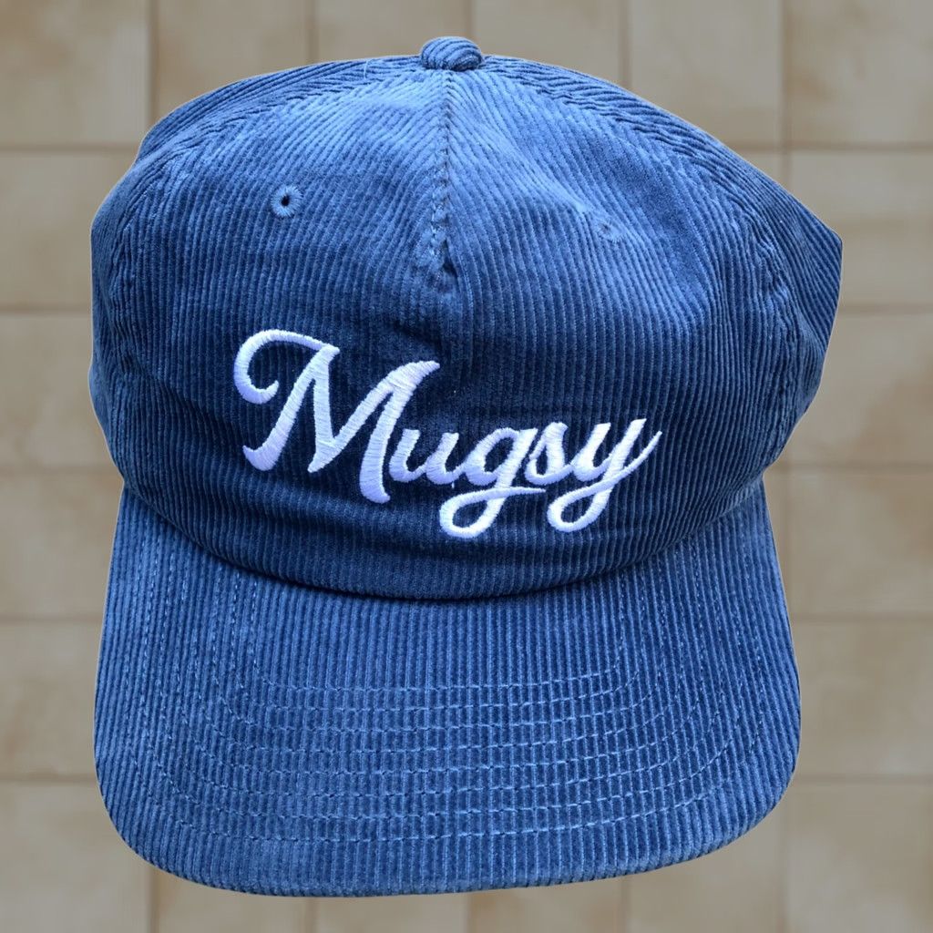 J Brand MUGSY Corduroy Snapback Hat Men's One Size Adjustable Blue Cap Brand New Size ONE SIZE - 1 Thumbnail