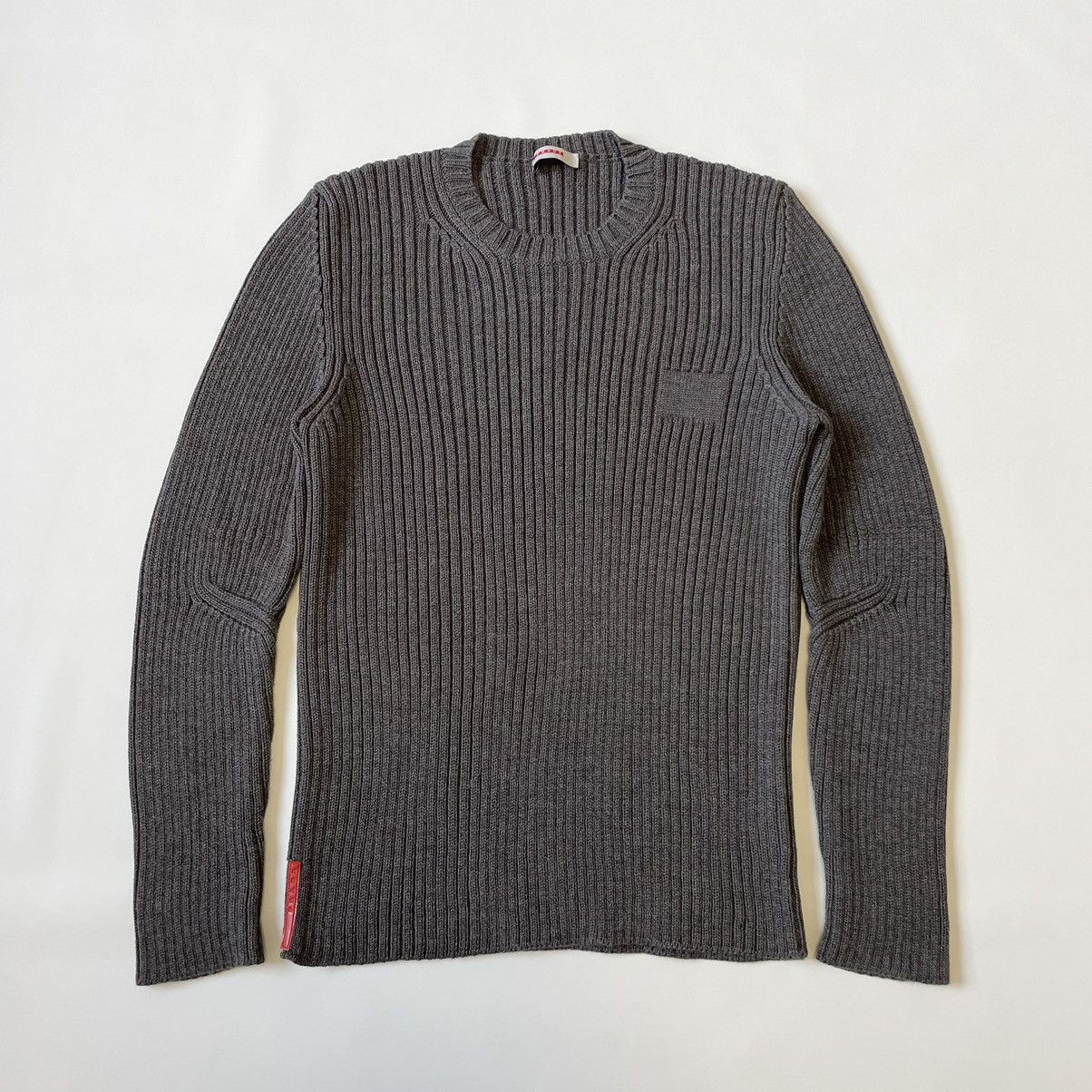 Mid 2000s Ribbed Wool Military Sweater