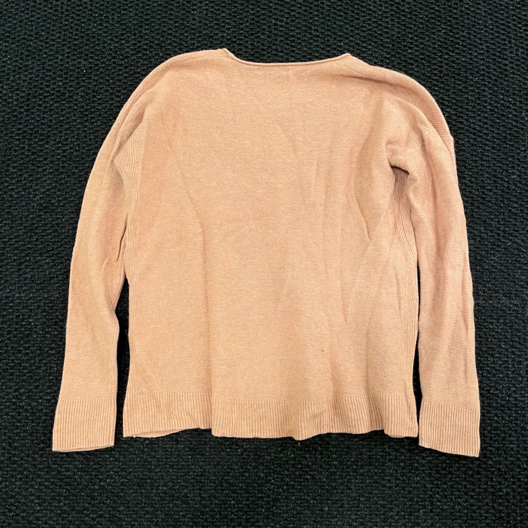 Madewell Madewell Sweater Shirt Pullover S Women Dolman Knit Waffle-Knit Merino Wool Blend Pink Scoop Neck Seasonal Casual Size S / US 4 / IT 40 - 3 Thumbnail