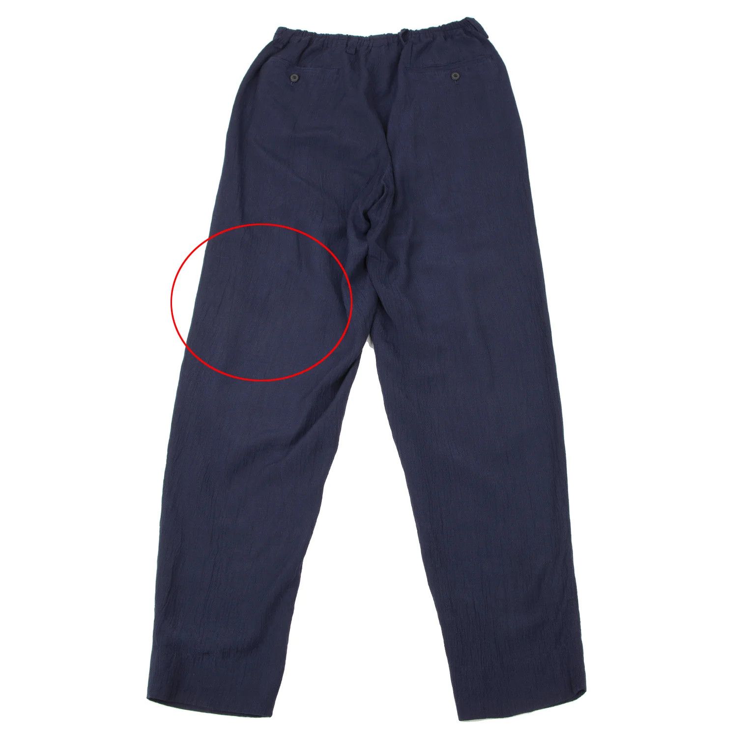 Issey Miyake Indigo Dyed Two-Tuck Pants L-XL in Dark Blue Size US 36 / EU 52 - 9 Thumbnail