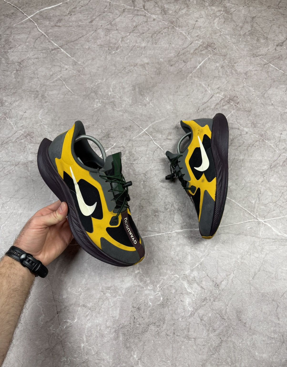 Nike × Undercover Gyakusou × Nike Zoom Pegasus 35 Turbo Gold Fir 2019 Size US 8 / EU 41 - 1 Thumbnail