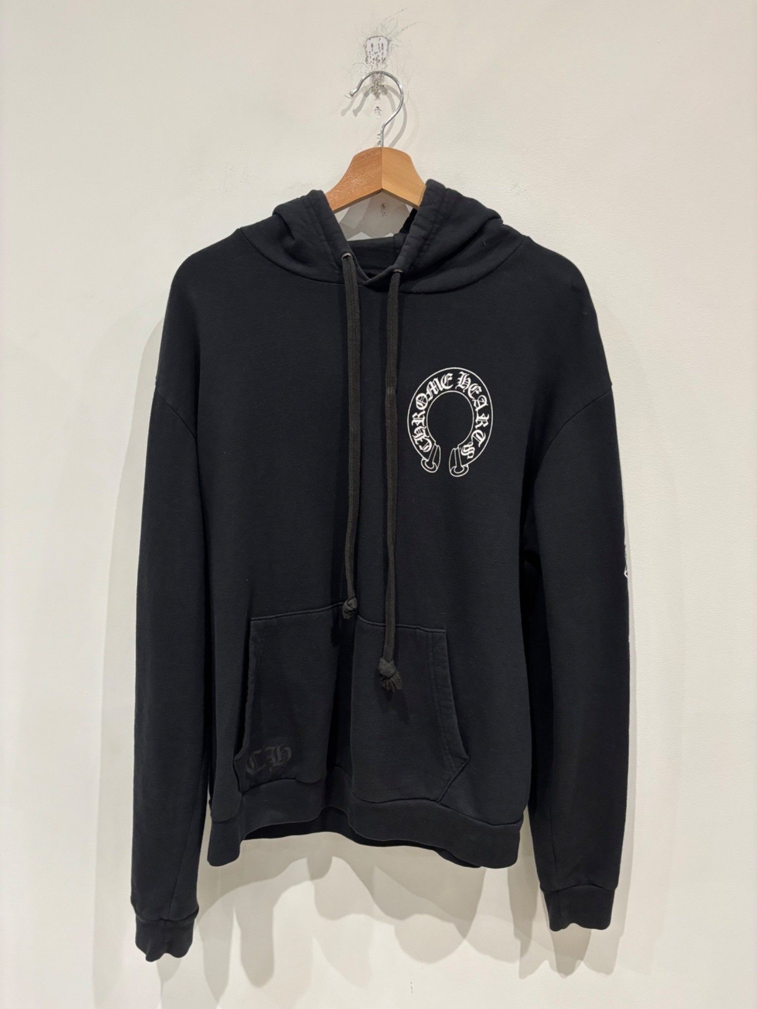 Chrome Hearts Chrome Hearts Horseshoe Floral Pullover Hoodie Black Size US S / EU 44-46 / 1 - 1 Thumbnail