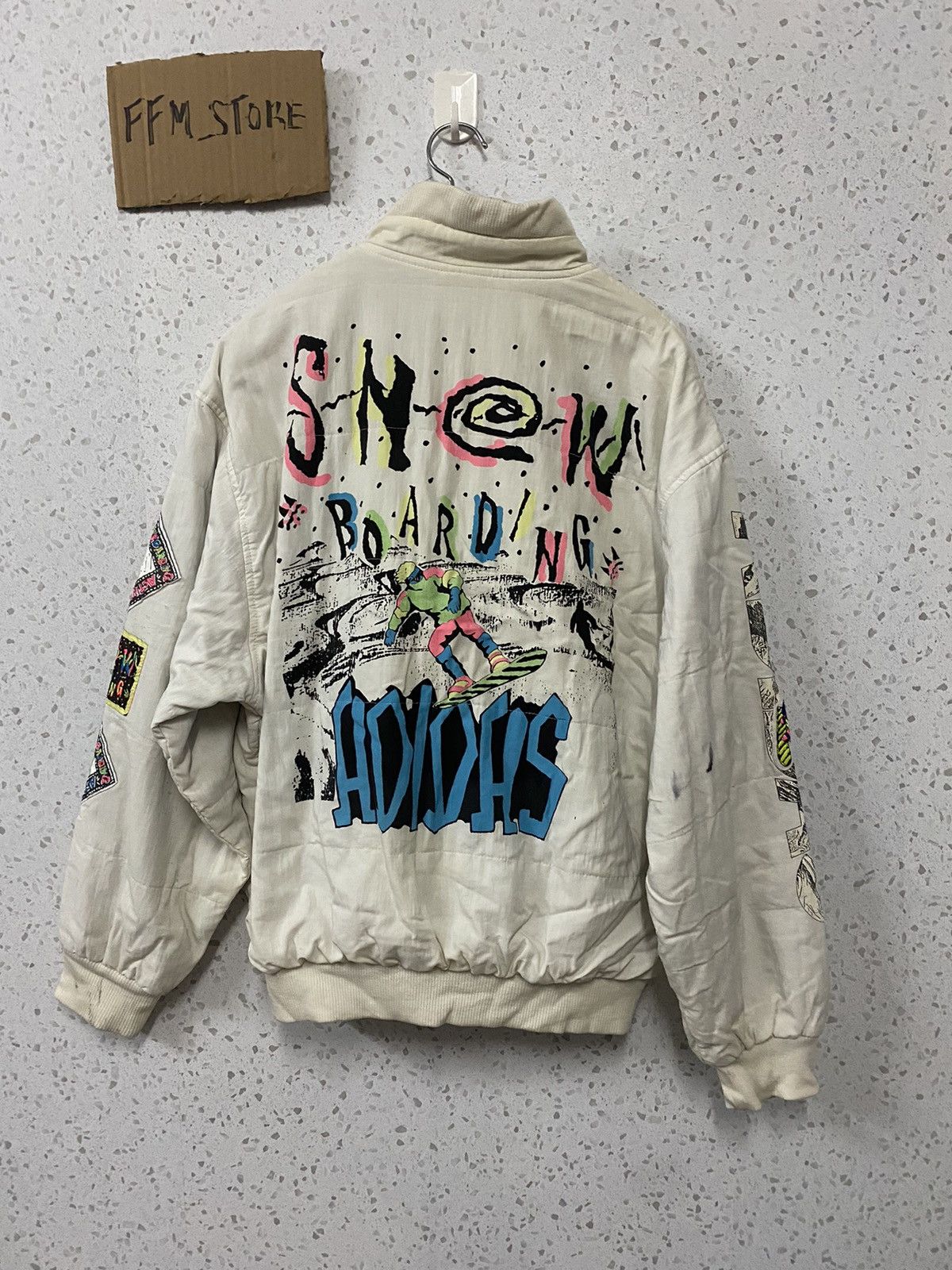 Adidas × Vintage Vintage 90s Adidas Snowboard Big Logo Jacket Size US L / EU 52-54 / 3 - 1 Thumbnail