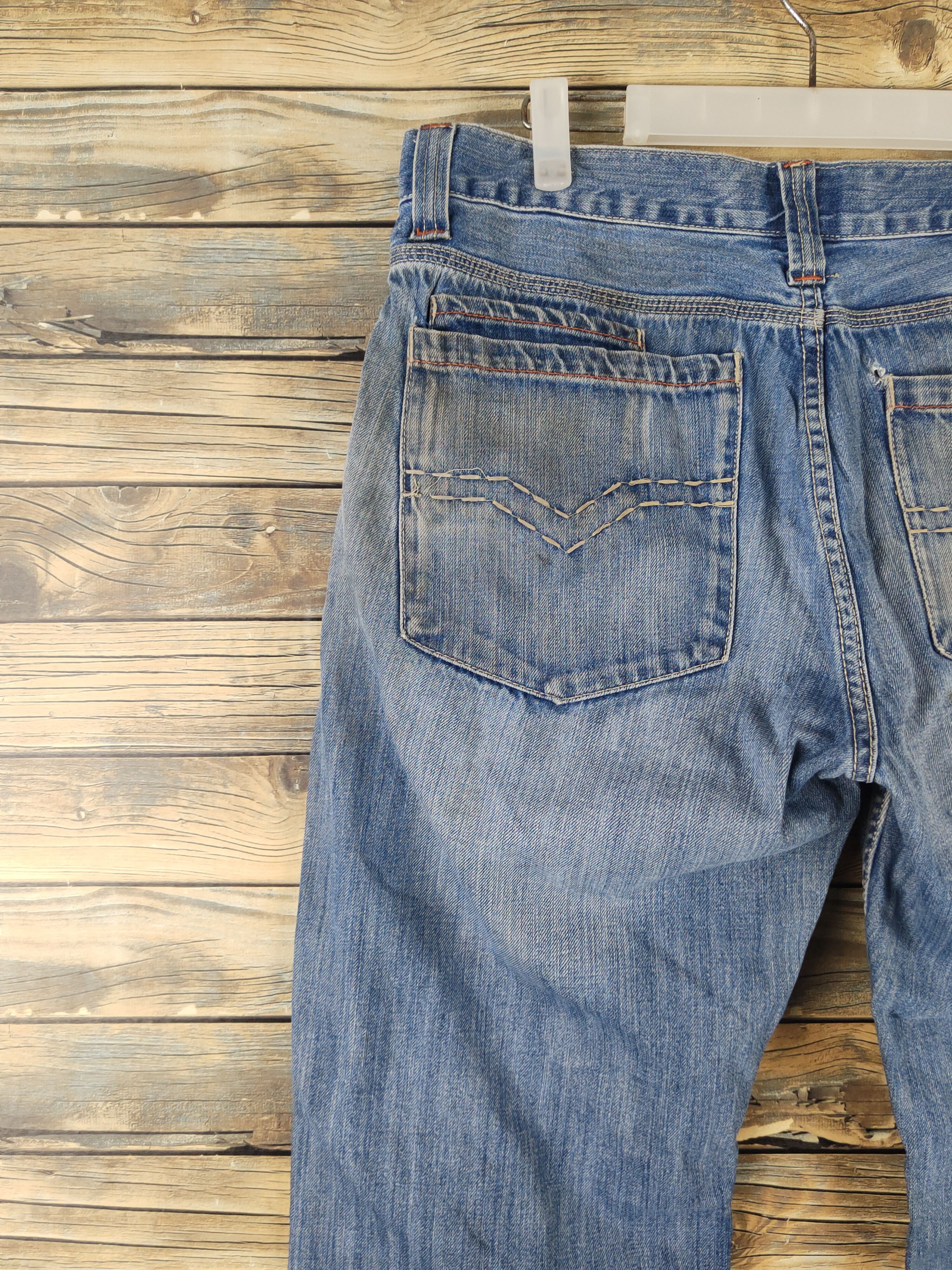 U.S. Polo Assn. DL U.S Polo Assn. Blue Distressed Ripped Jeans #1372 Size US 36 / EU 52 - 10 Thumbnail