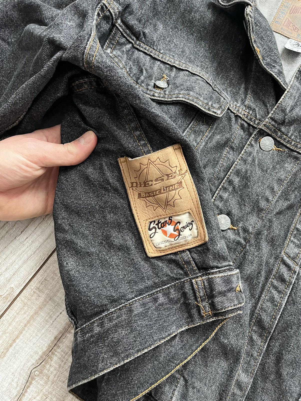 Diesel × Vintage Vintage 80s 90s Diesel Denim Jacket Size L men Size US L / EU 52-54 / 3 - 7 Thumbnail