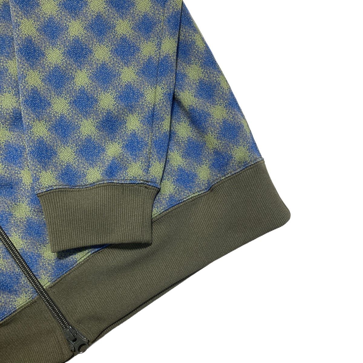Needles Jacket Poly Jq All-over Pattern Track Green x Blue Size US L / EU 52-54 / 3 - 4 Thumbnail