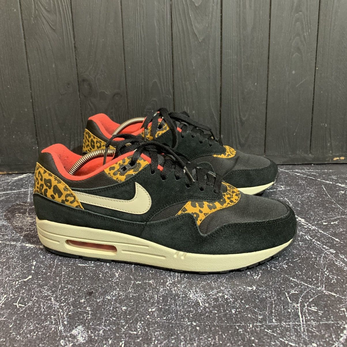 Nike Nike Air Max 2012 Black Leopard Safari Size 44.5 EU 28.5 cm Size US 10.5 / EU 43-44 - 2 Thumbnail