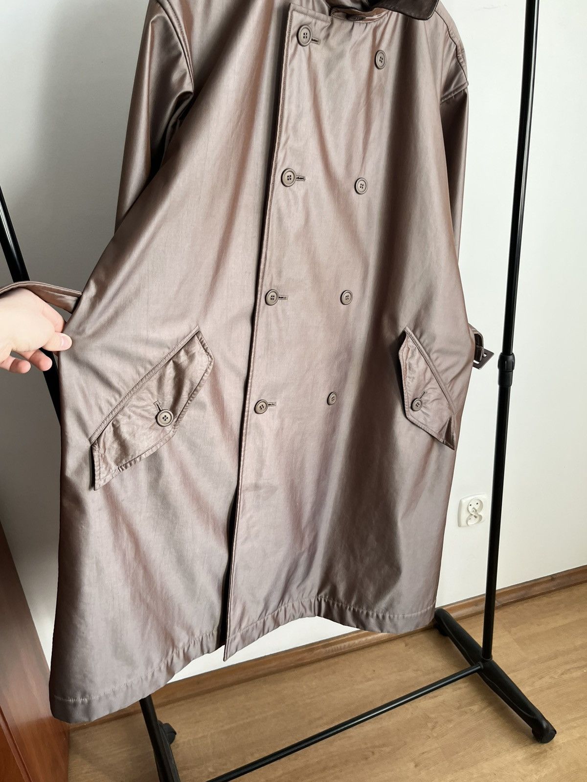 Issey Miyake Archive Issey Miyake Windcoat mid 90s soft shell trench coat Size US M / EU 48-50 / 2 - 9 Thumbnail