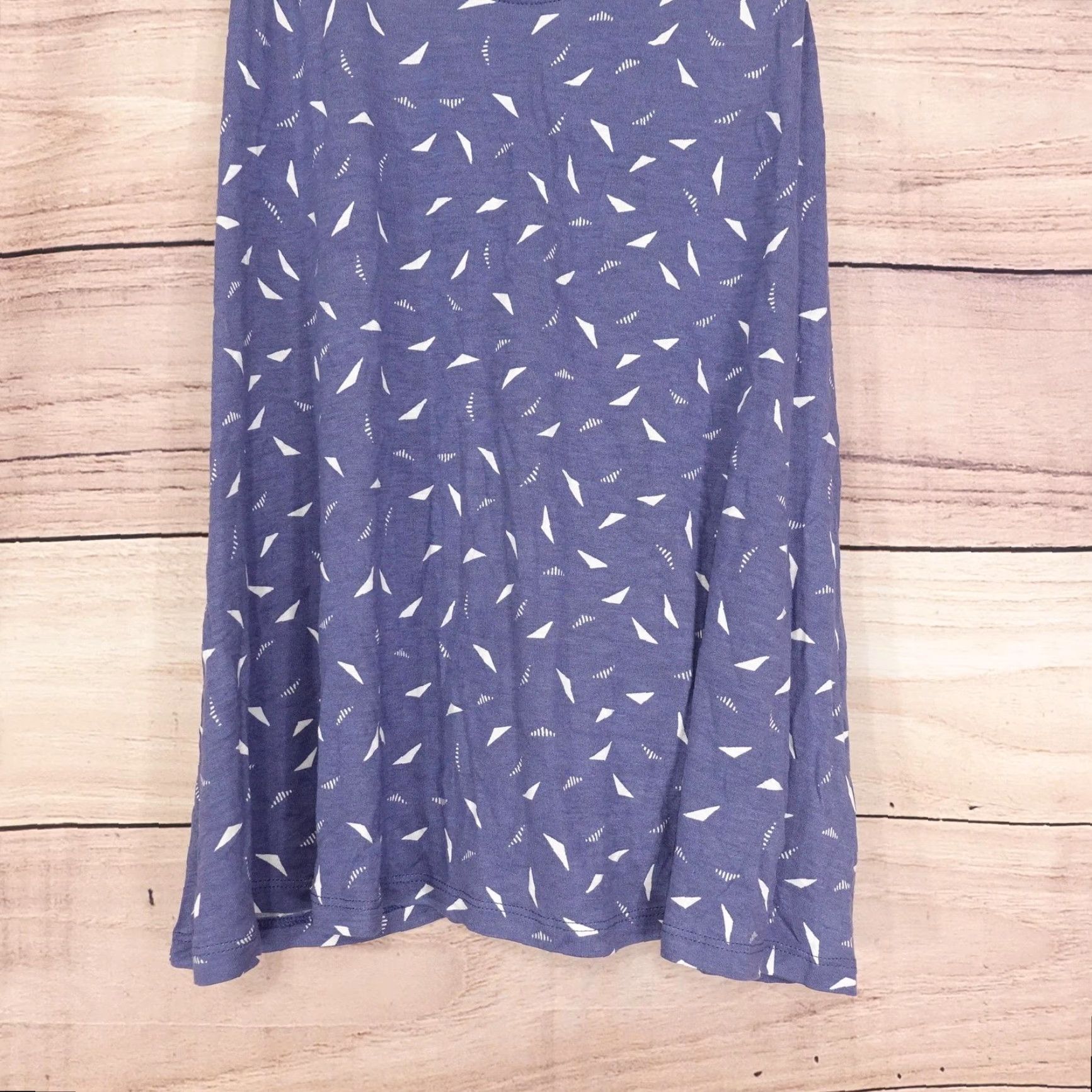 Gap VINTAGE Gap Tank Top Womens Medium Blue White Geometric Print Sleeveless Shirt Summer Casual Size M / US 6-8 / IT 42-44 - 3 Thumbnail