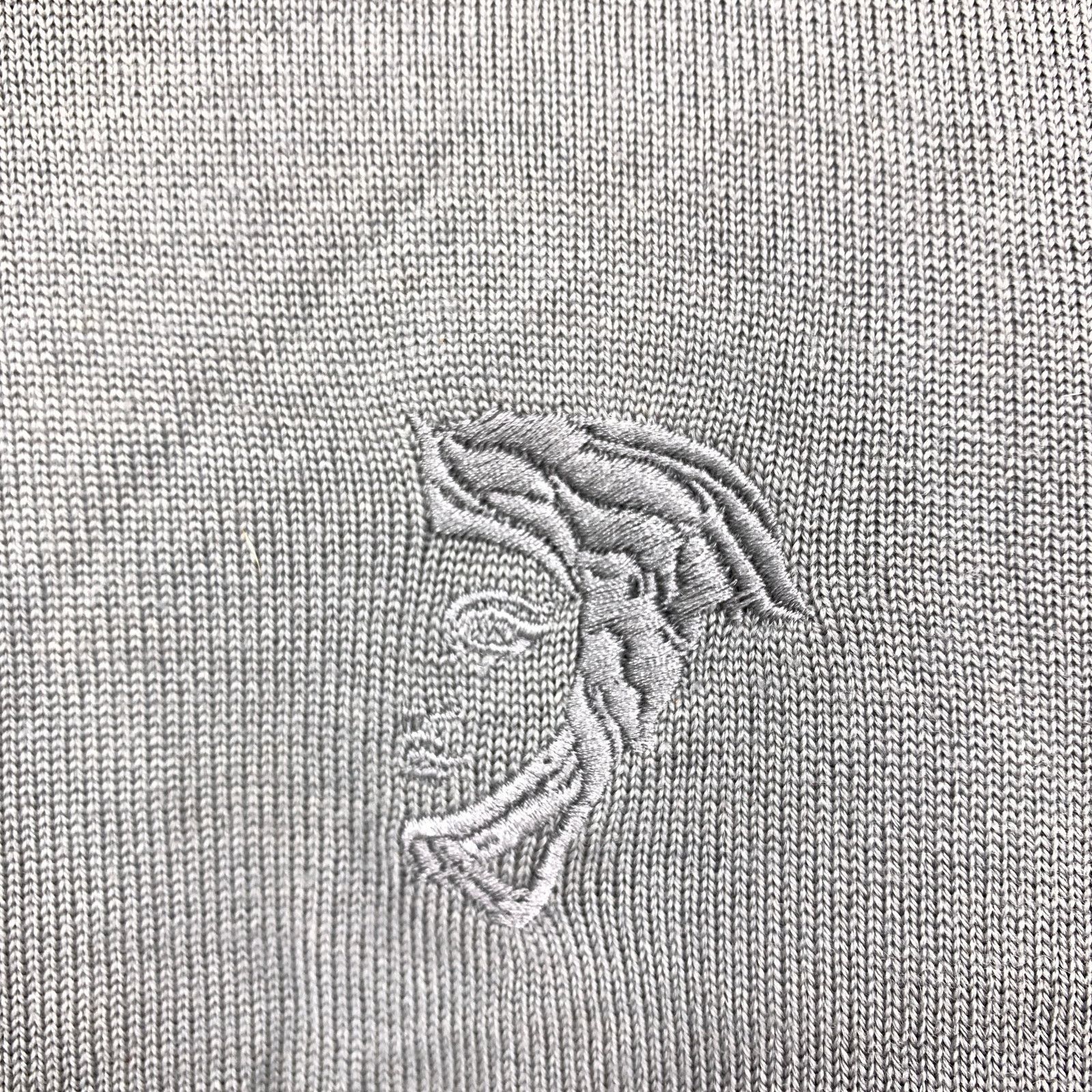 Versace Versace Collection Sweater Mens M Crew Long Sleeve Gray Wool Size US M / EU 48-50 / 2 - 6 Thumbnail
