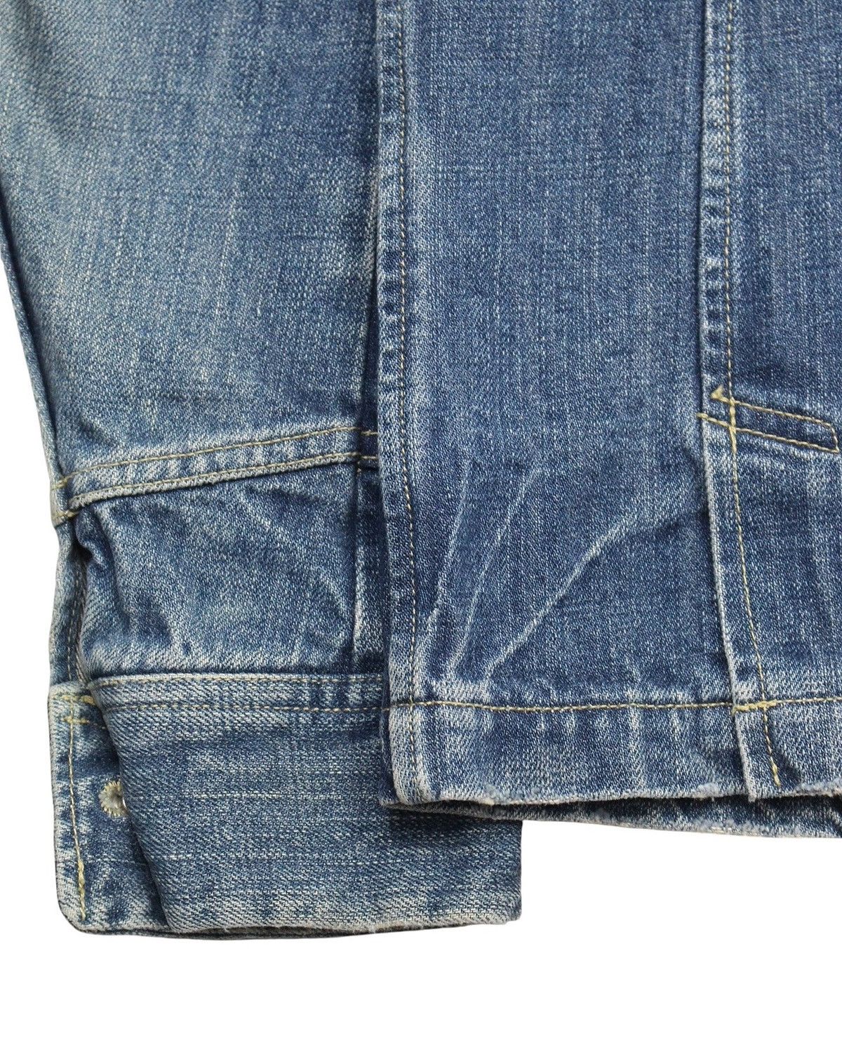 Hysteric Glamour FW2016 MONSIEUR NICOLE NICOLE CLUB DISTRESSED DENIM JACKET Size US M / EU 48-50 / 2 - 7 Thumbnail