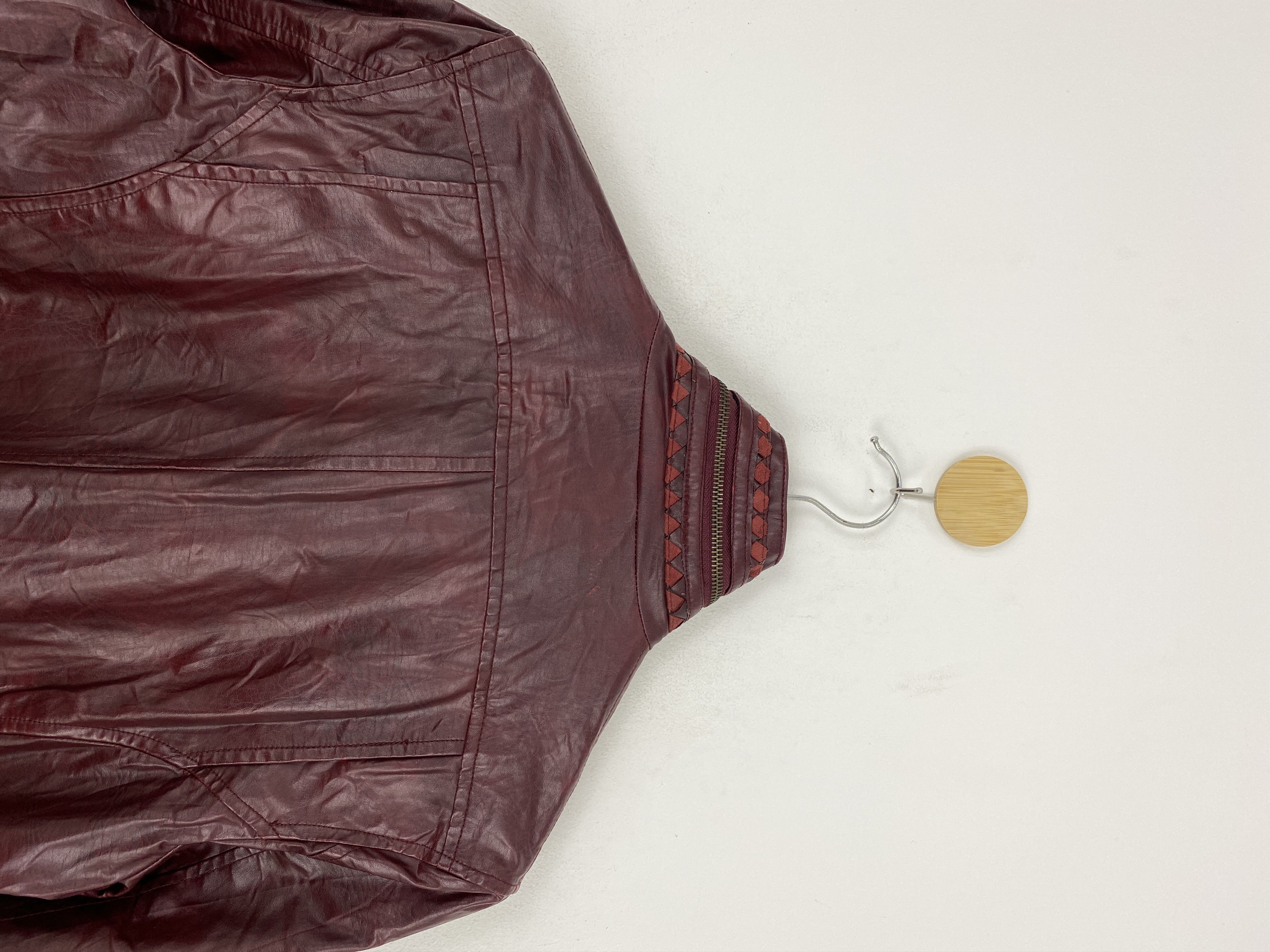 Japanese Brand × Vintage Vintage Japanese Avant Garde Leather Jacket Size US L / EU 52-54 / 3 - 4 Thumbnail