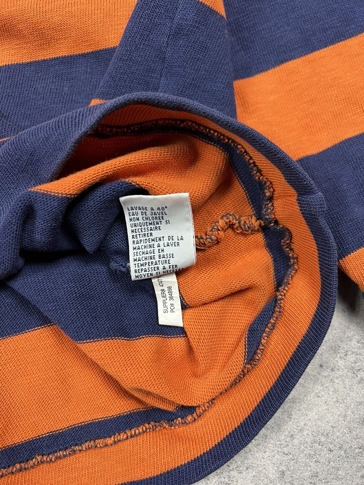 Polo Ralph Lauren × Ralph Lauren × Vintage Vintage Polo Ralph Lauren Rugby Stripped Y2K Longsleeve Size US XL / EU 56 / 4 - 6 Thumbnail