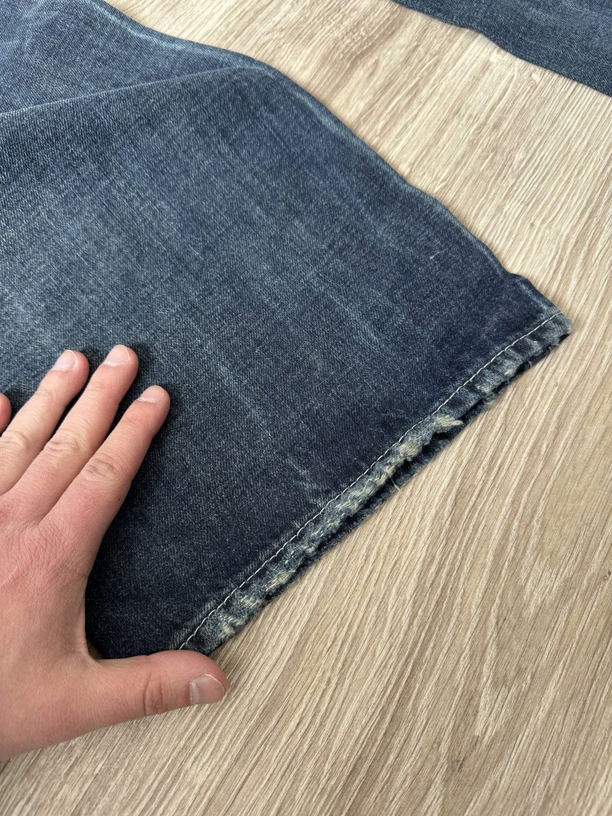 Other Vintage Y2K True Religion Distressed Washed Denim Jeans Size US 38 / EU 54 - 3 Thumbnail